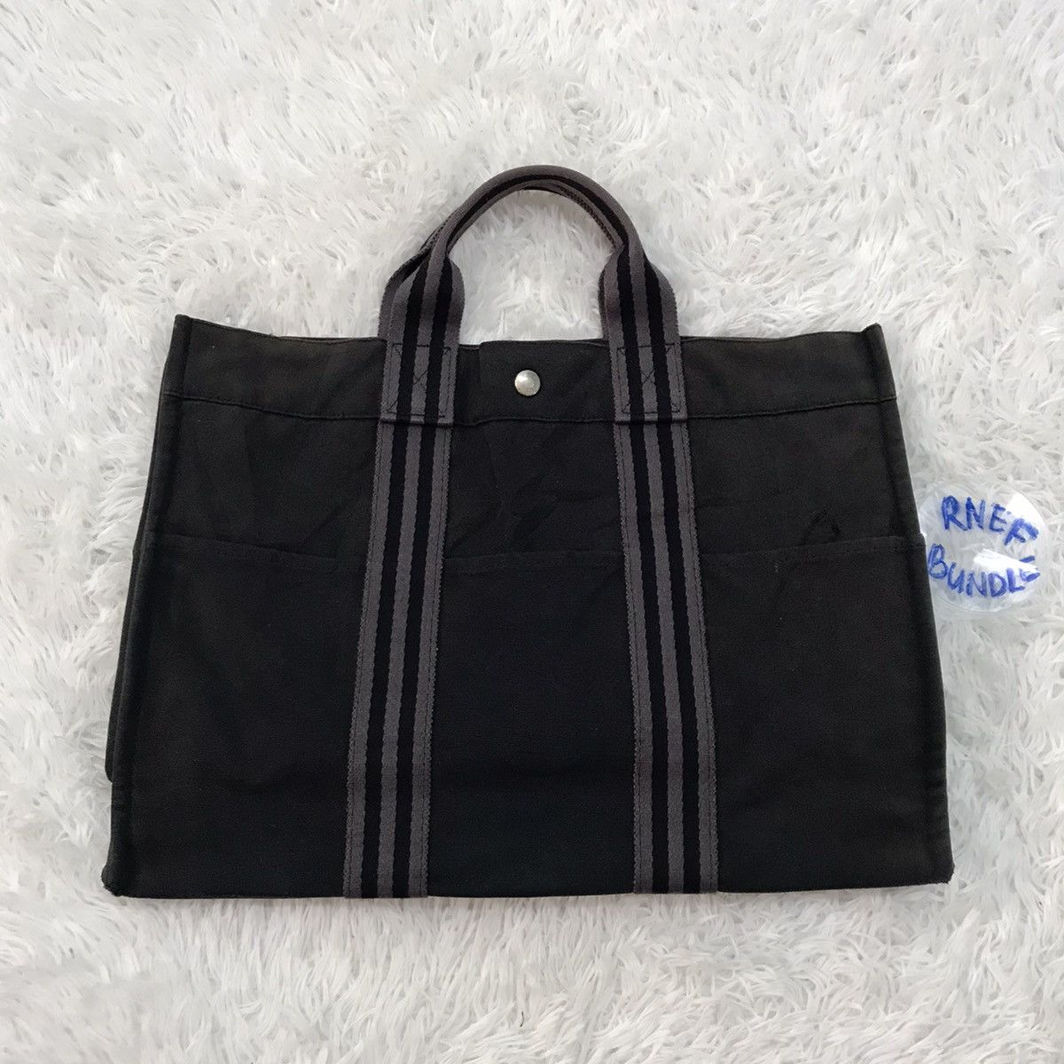 Hermes Rare‼️ Distressed Hermes tote bag made in France Size ONE SIZE - 7 Thumbnail