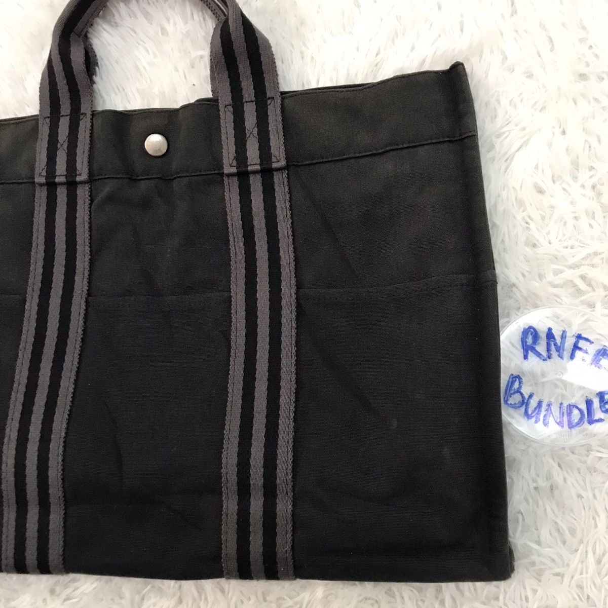 Hermes Rare‼️ Distressed Hermes tote bag made in France Size ONE SIZE - 3 Thumbnail