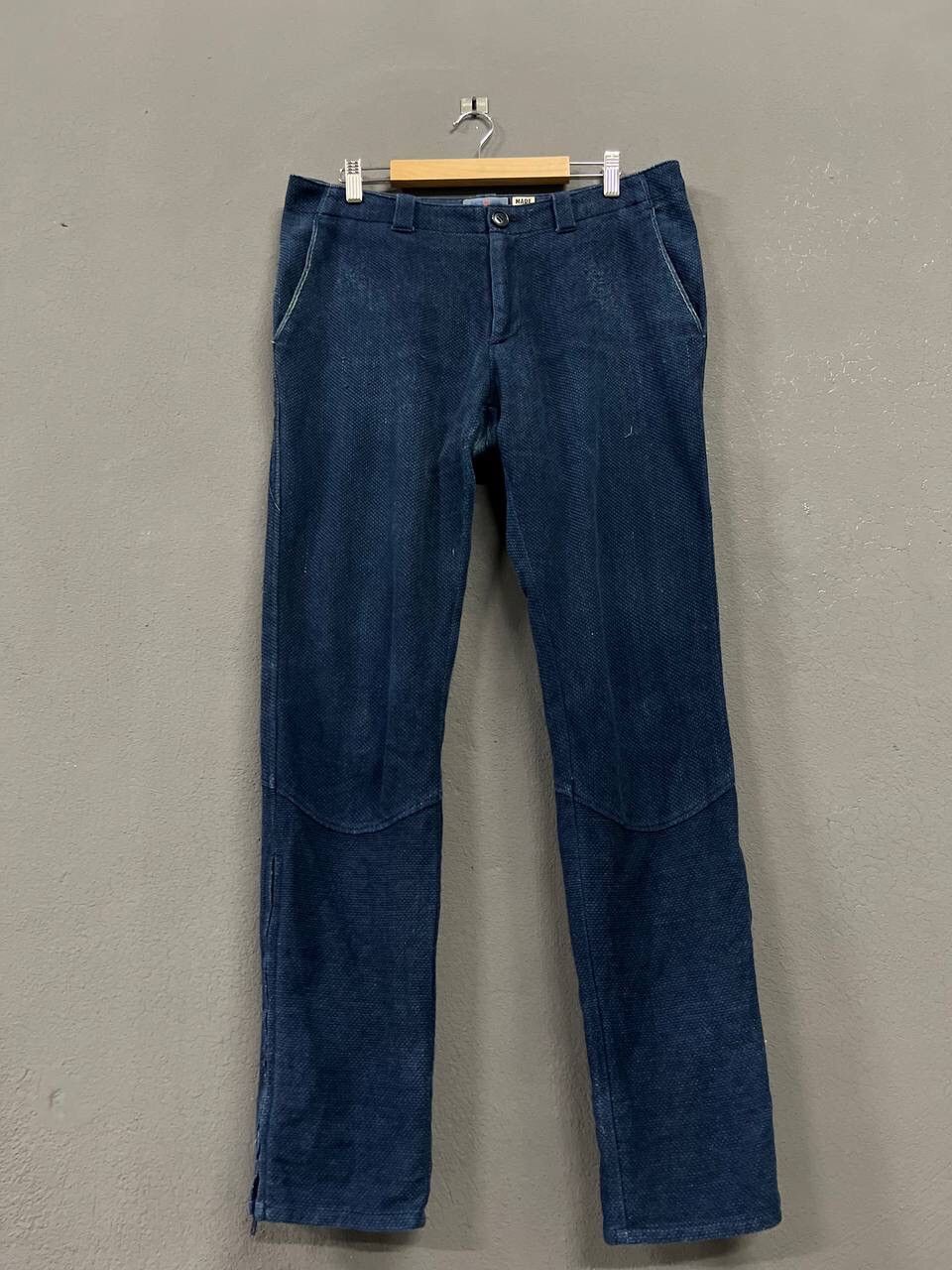 Blue Blue Japan VINTAGE BLUE BLUE JAPAN PURE INDIGO PANTS Size US 34 / EU 50 - 4 Thumbnail
