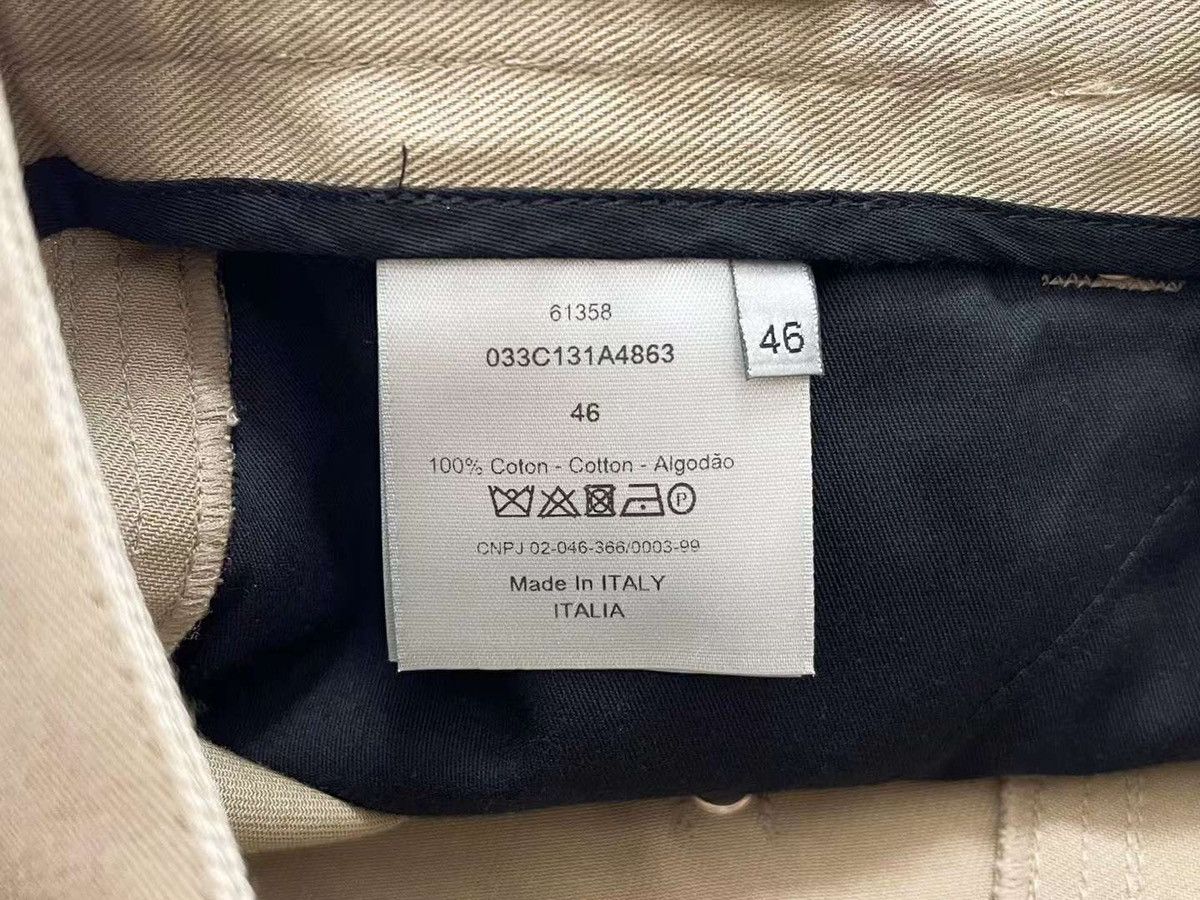Dior × Stussy Khaki cargo pants with bee embroidery Size US 31 - 5 Thumbnail