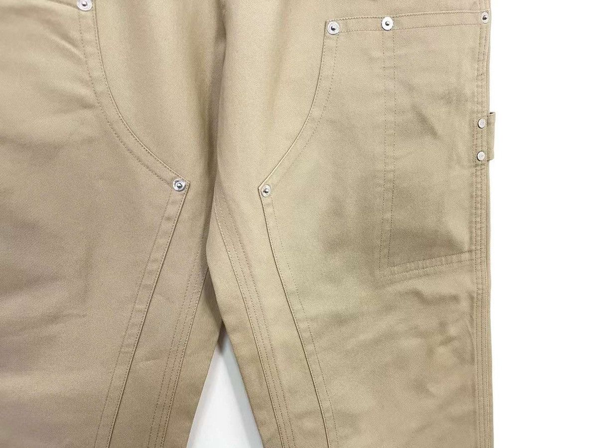 Dior × Stussy Khaki cargo pants with bee embroidery Size US 31 - 3 Thumbnail