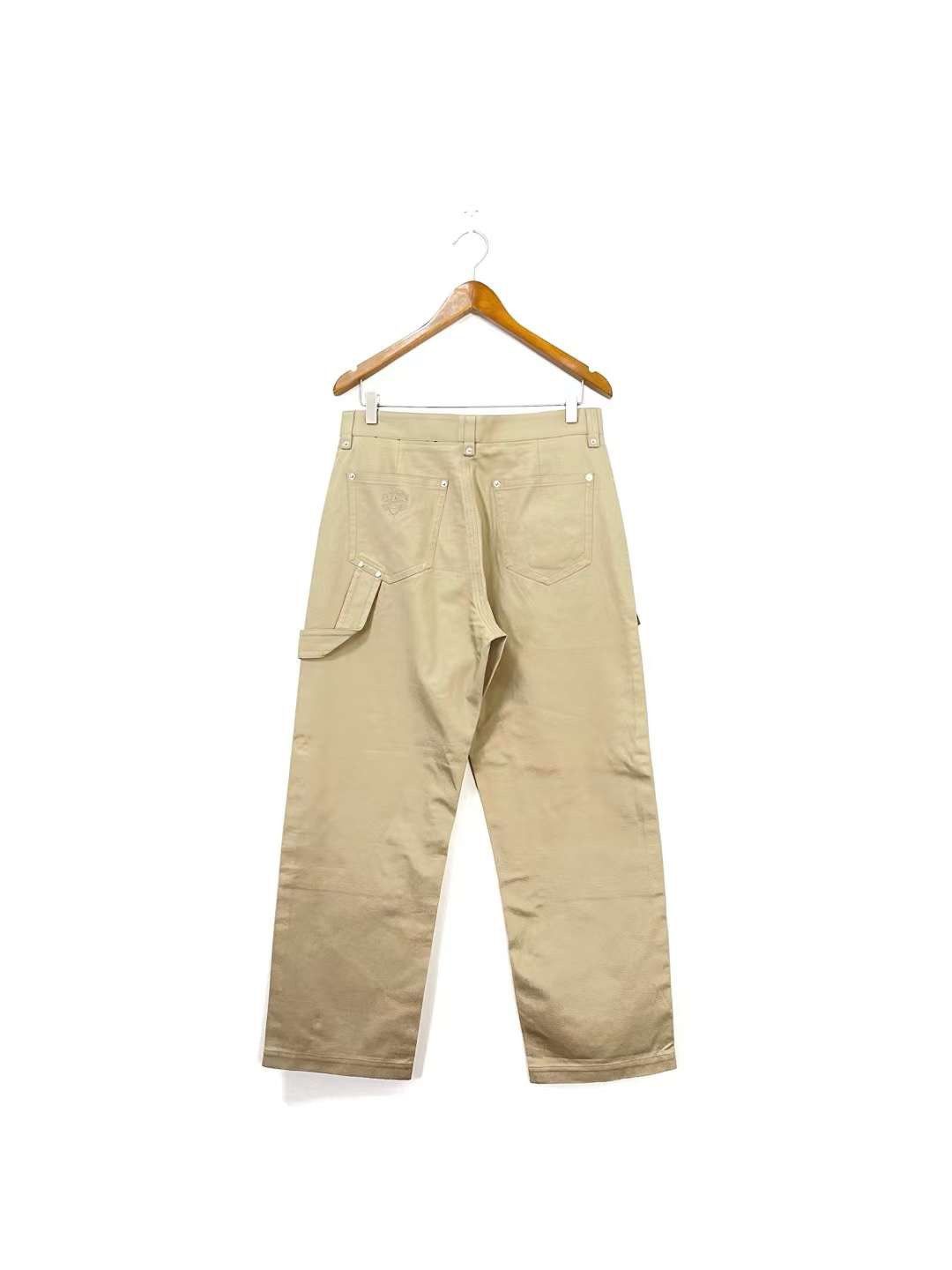 Dior × Stussy Khaki cargo pants with bee embroidery Size US 31 - 2 Thumbnail