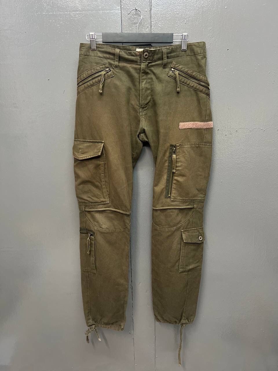 image of Vintage Garmnents Mens Peace Uniform 7 Pockets Pant in Army Green (Size 32)