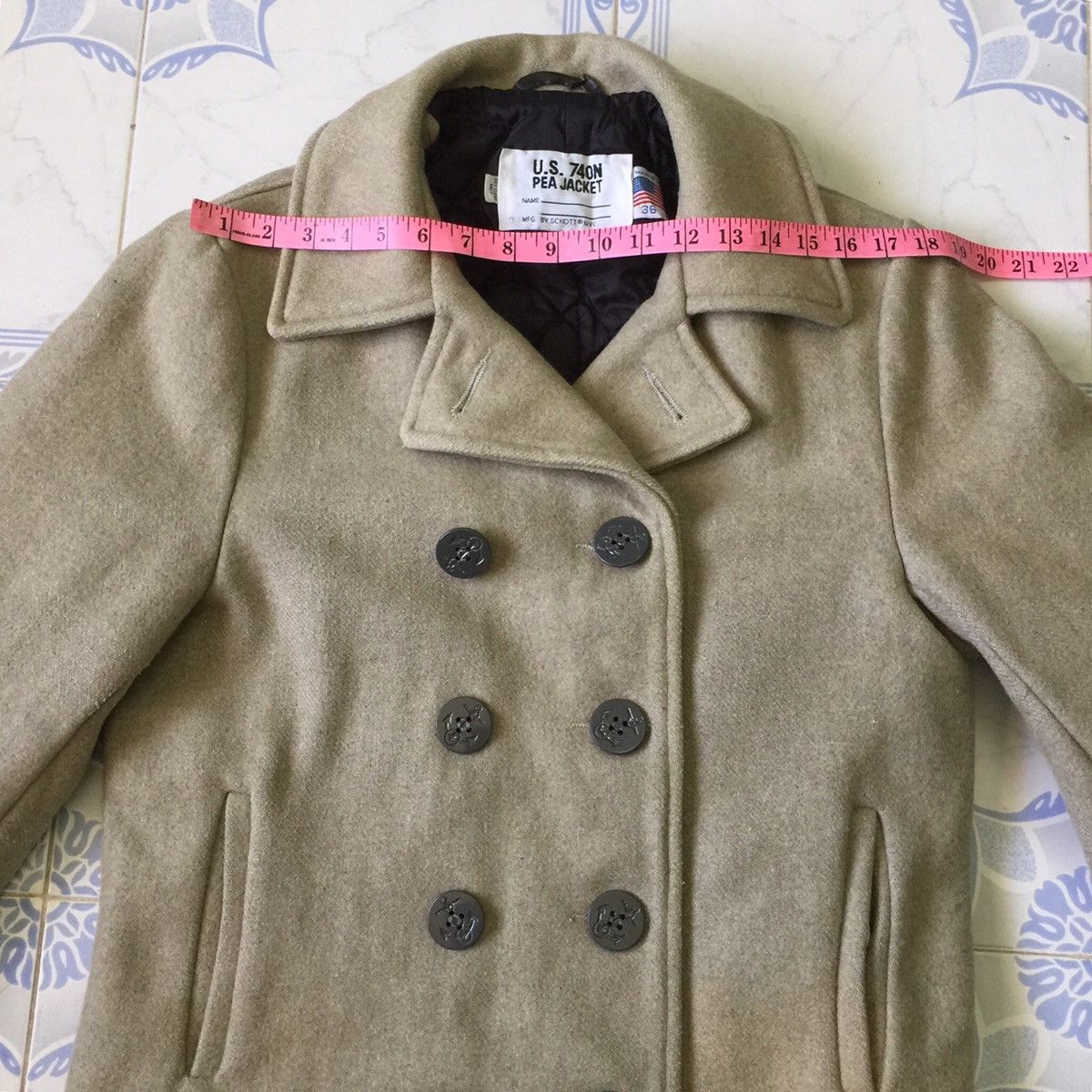 Schott Vintage double breasted Jacket Schott USA Size US S / EU 44-46 / 1 - 11 Thumbnail