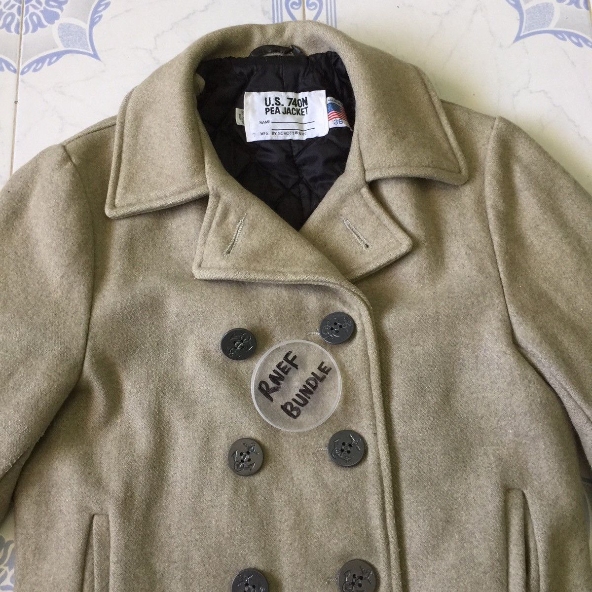 Schott Vintage double breasted Jacket Schott USA Size US S / EU 44-46 / 1 - 14 Thumbnail