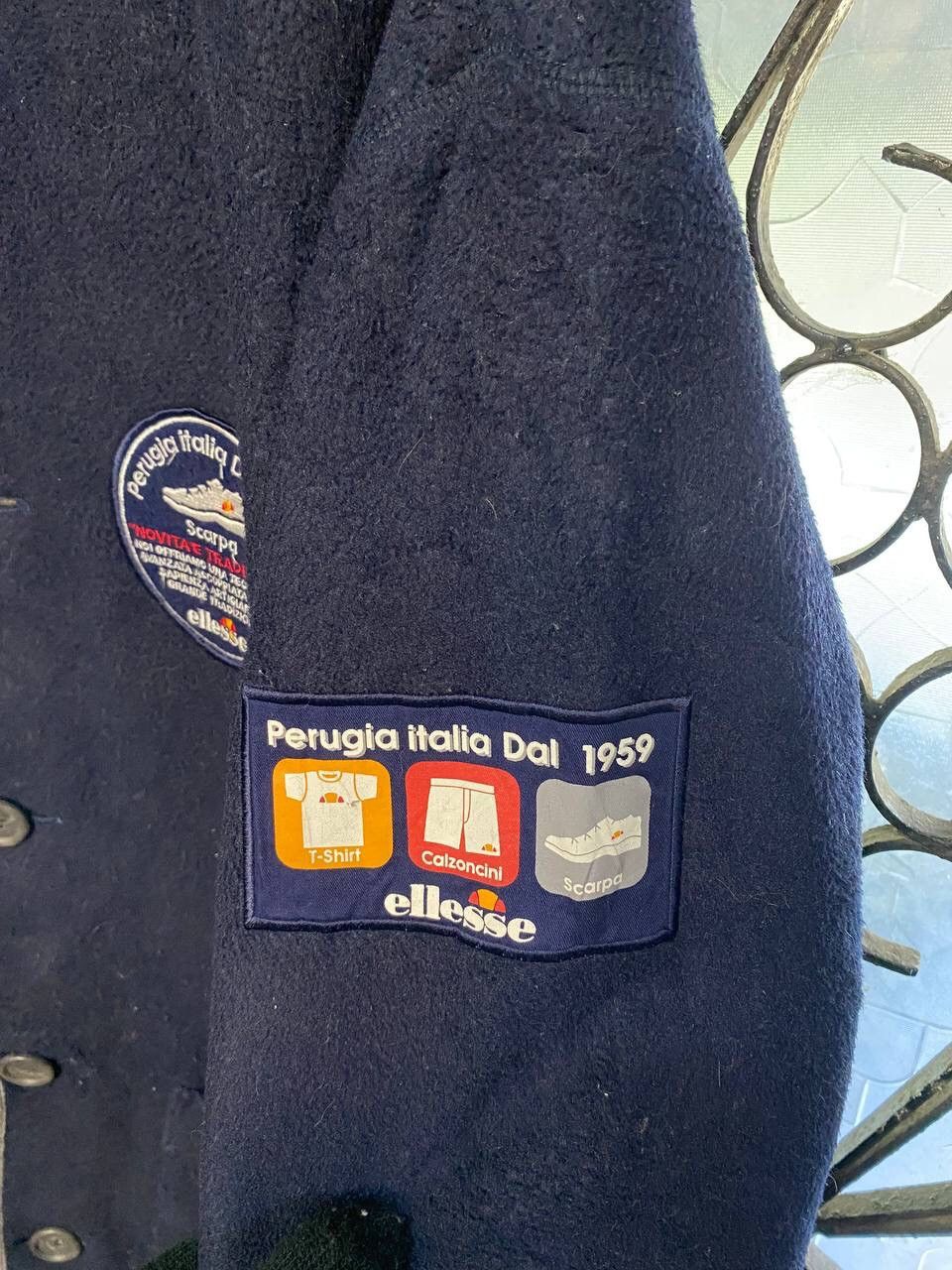 Ellesse VINTAGE ELLESE PERUGIA ITALIA WOOL HOODED JACKET Size US M / EU 48-50 / 2 - 9 Thumbnail