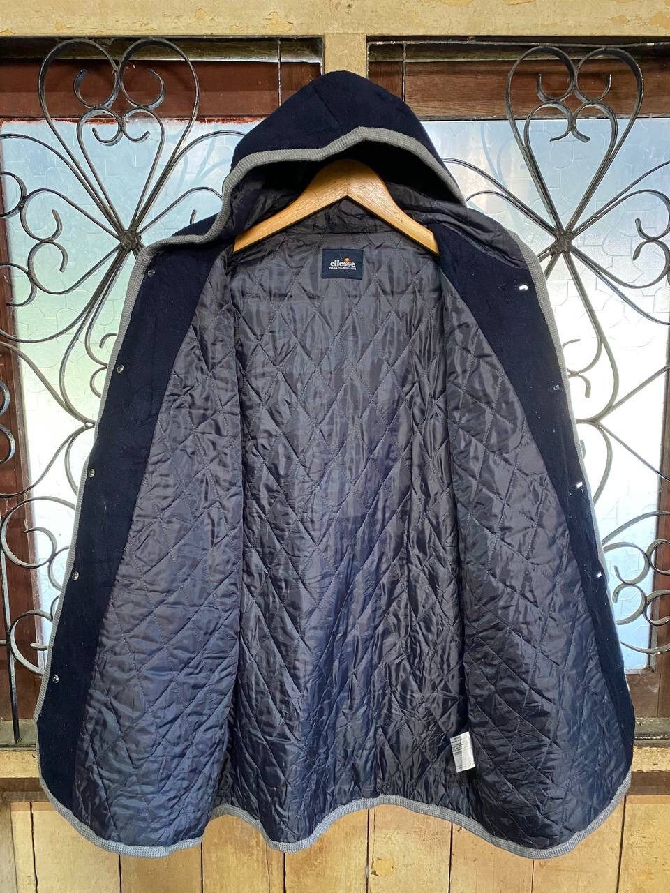Ellesse VINTAGE ELLESE PERUGIA ITALIA WOOL HOODED JACKET Size US M / EU 48-50 / 2 - 4 Thumbnail