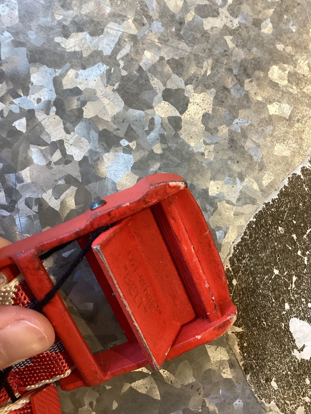Off-White Off white red white stripe industrial belt Size ONE SIZE - 3 Thumbnail
