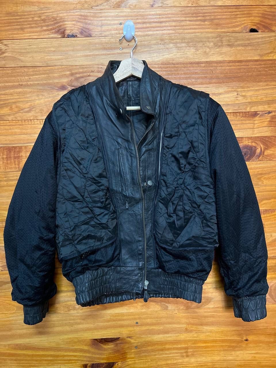 Genuine Leather VINTAGE MW-JAK BIKER LEATHER JACKET Size US M / EU 48-50 / 2 - 16 Thumbnail