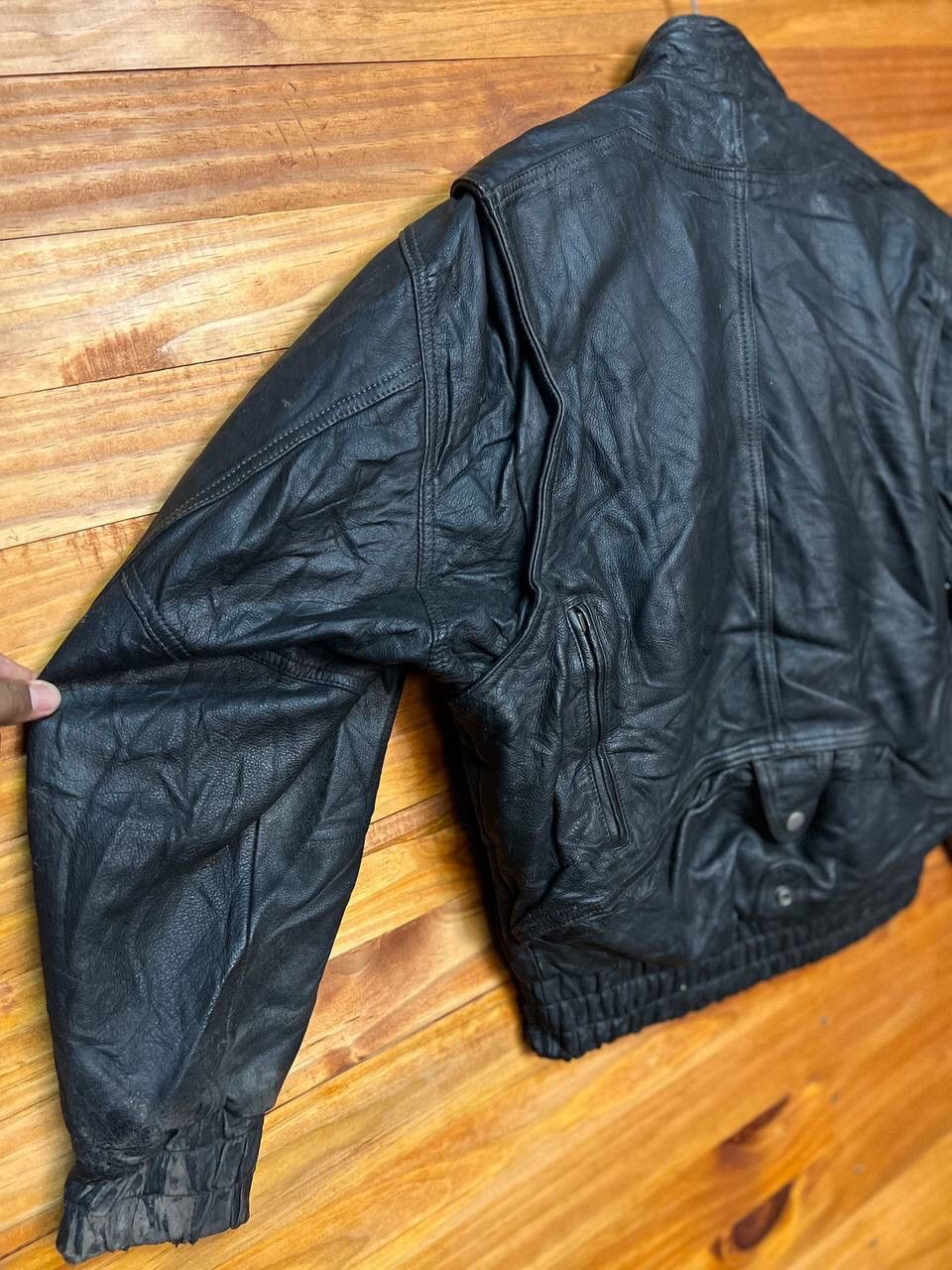 Genuine Leather VINTAGE MW-JAK BIKER LEATHER JACKET Size US M / EU 48-50 / 2 - 13 Thumbnail