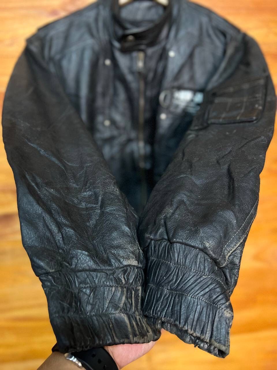 Genuine Leather VINTAGE MW-JAK BIKER LEATHER JACKET Size US M / EU 48-50 / 2 - 12 Thumbnail