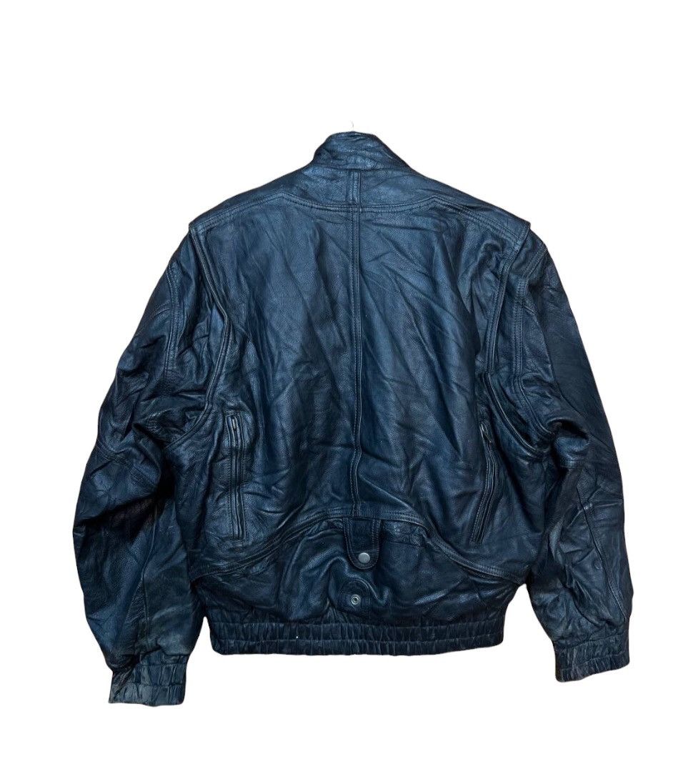 Genuine Leather VINTAGE MW-JAK BIKER LEATHER JACKET Size US M / EU 48-50 / 2 - 2 Thumbnail