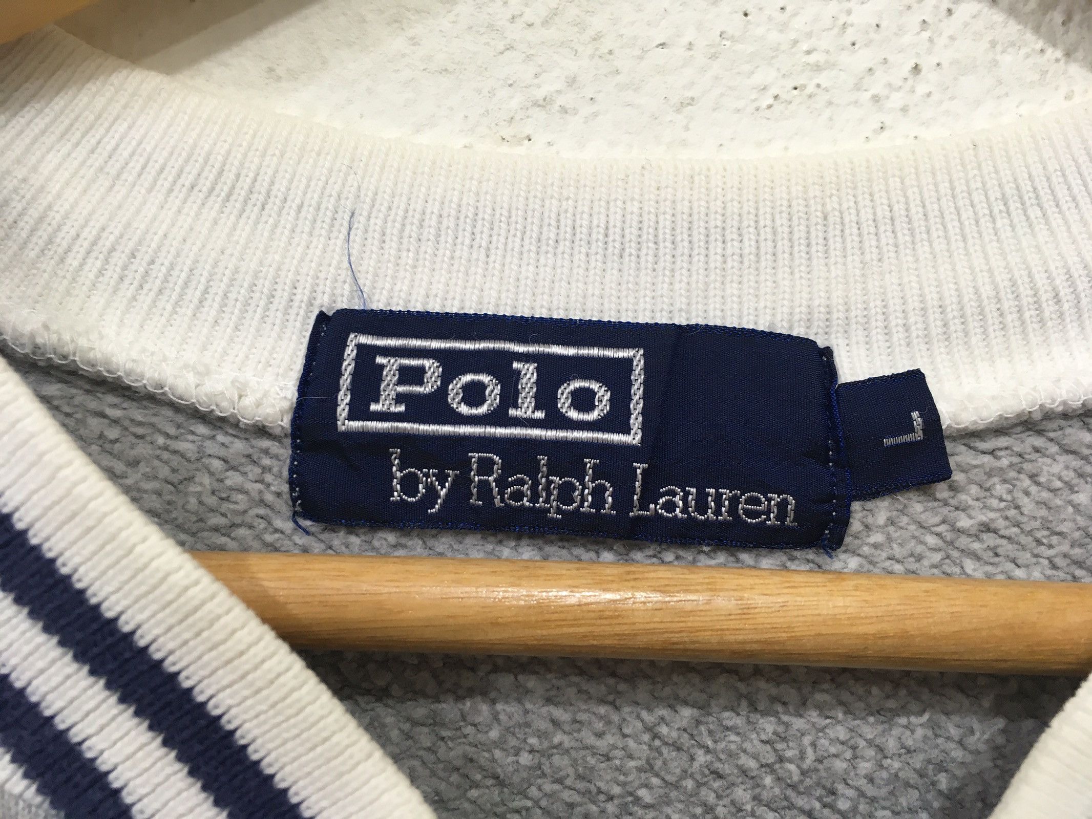 Polo Ralph Lauren × Vintage *POLO Ralph Lauren Sweatshirt Polo Stadium 1992 Polo Sport Size US L / EU 52-54 / 3 - 9 Thumbnail