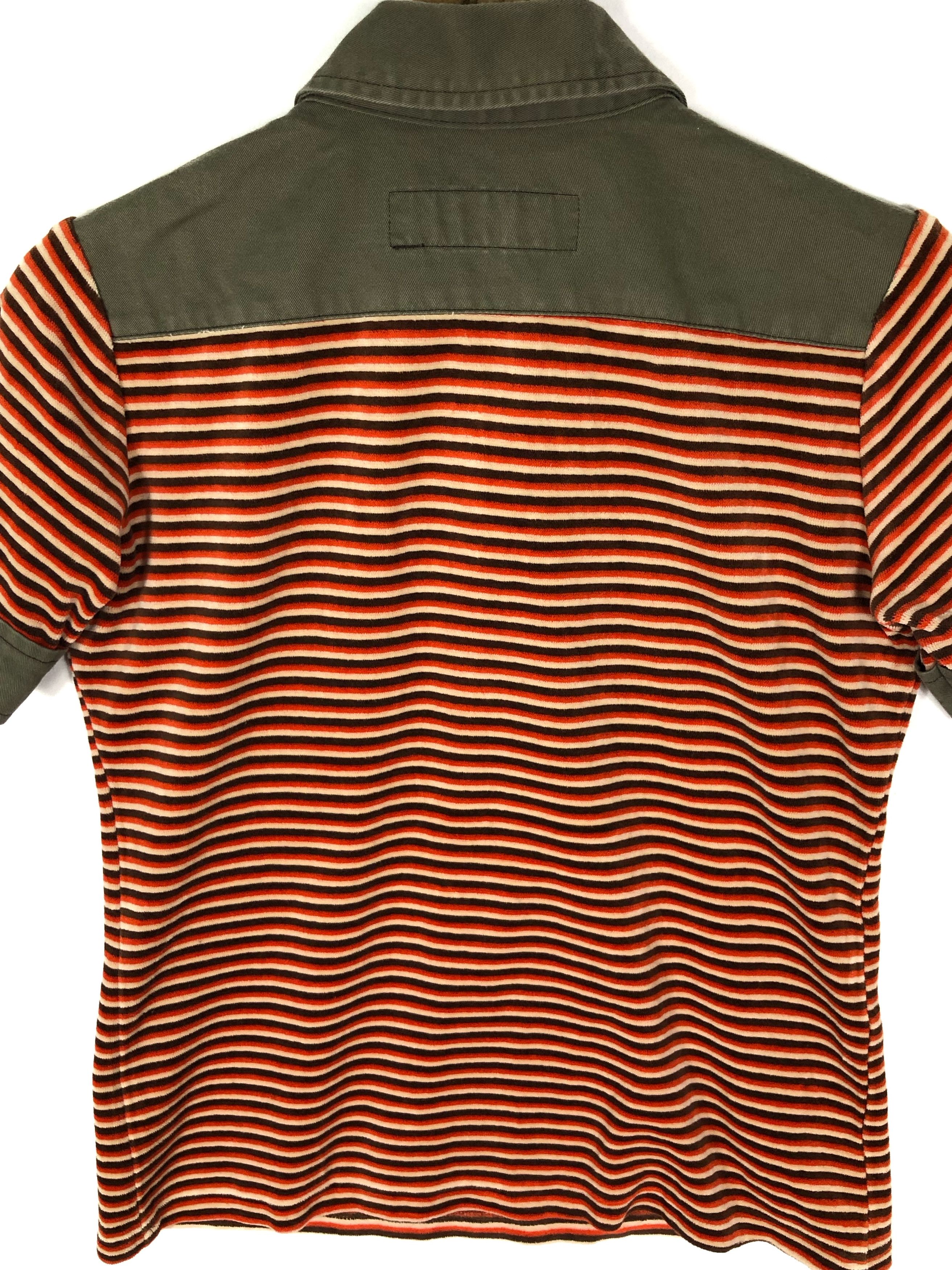 Hysteric Glamour VINTAGE 90’S HG SUPER-HYS VELVET COTTON POLO Size S / US 4 / IT 40 - 6 Thumbnail