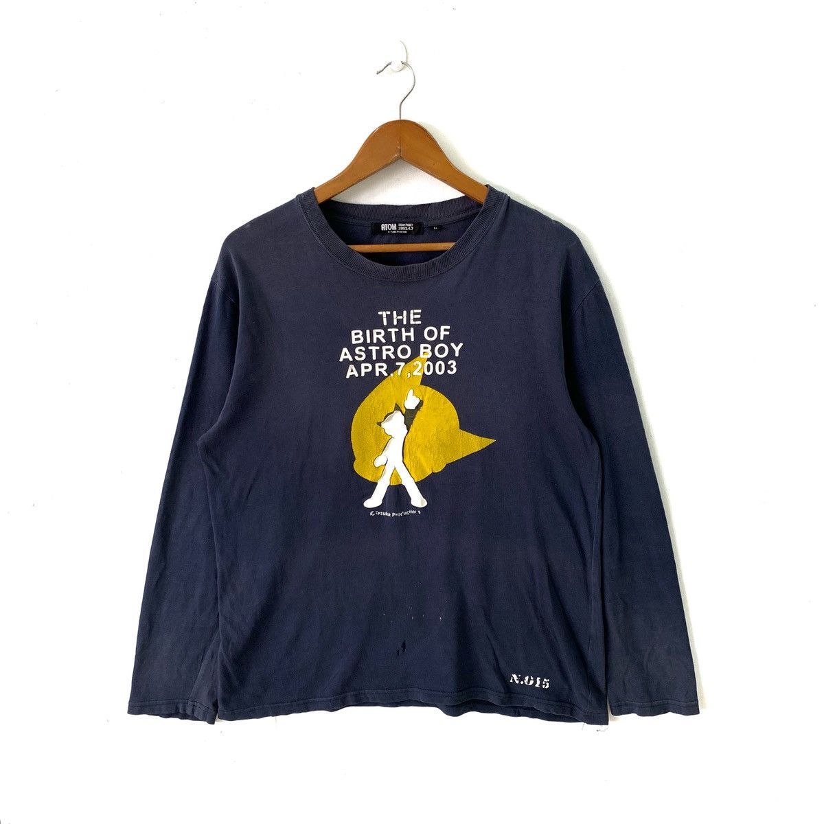Cartoon Network × Japanese Brand × Vintage Vintage Astro Boy The Birth 2003 Sunfaded Long Sleeve Shirt Size US L / EU 52-54 / 3 - 1 Thumbnail