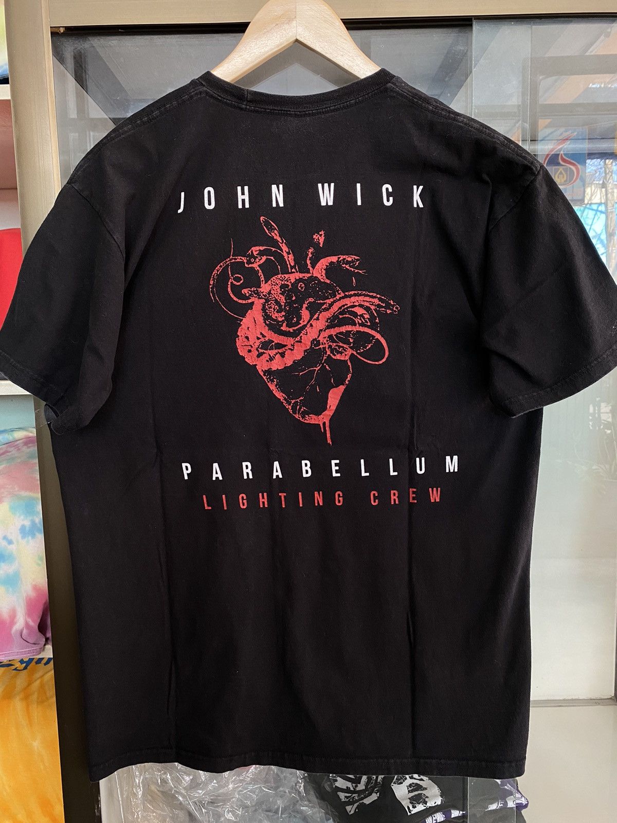 Vintage John Wick Parabellum Lighting Crew Shirt Size US L / EU 52-54 / 3 - 2 Thumbnail