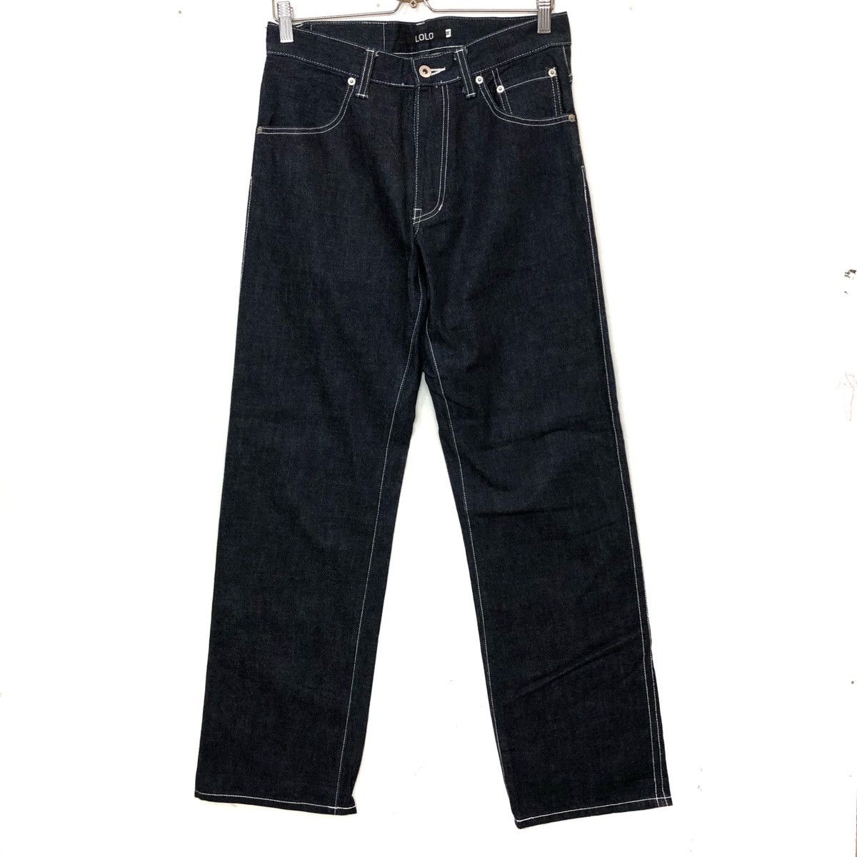 Japanese Brand Lolo Selvedge Single Back Pocket Jeans Denim Trousers Pants Size US 30 / EU 46 - 3 Thumbnail