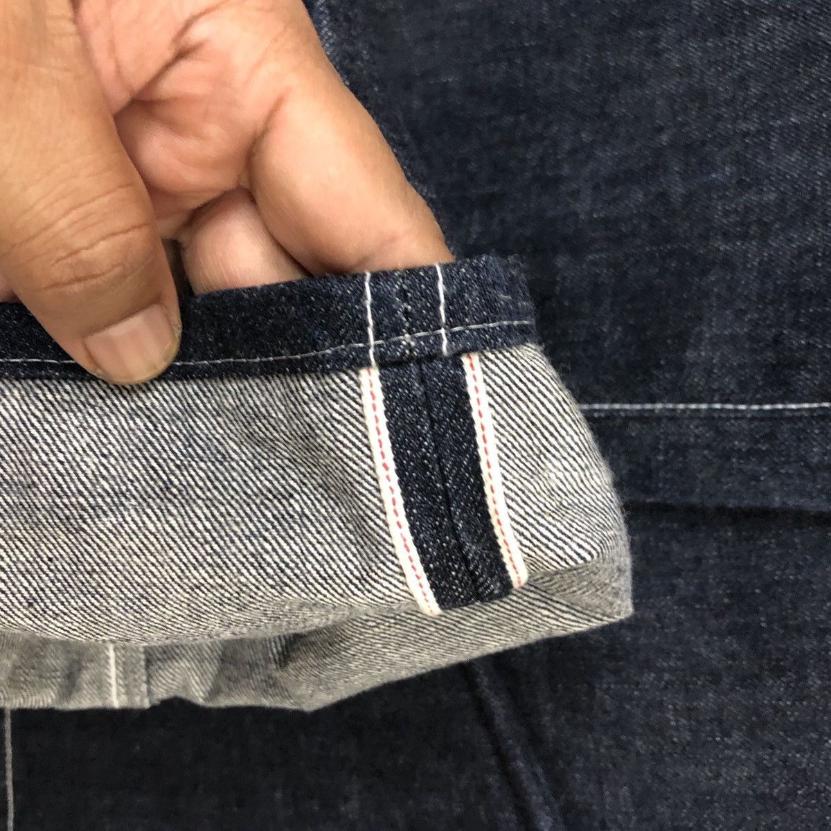 Japanese Brand Lolo Selvedge Single Back Pocket Jeans Denim Trousers Pants Size US 30 / EU 46 - 5 Thumbnail