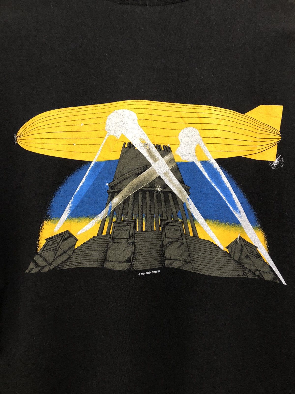 Band Tees × Led Zeppelin × Vintage 🔥Rare Vintage 86 Led Zeppelin Rock Jimmy Page Robert Plant Size US L / EU 52-54 / 3 - 8 Thumbnail