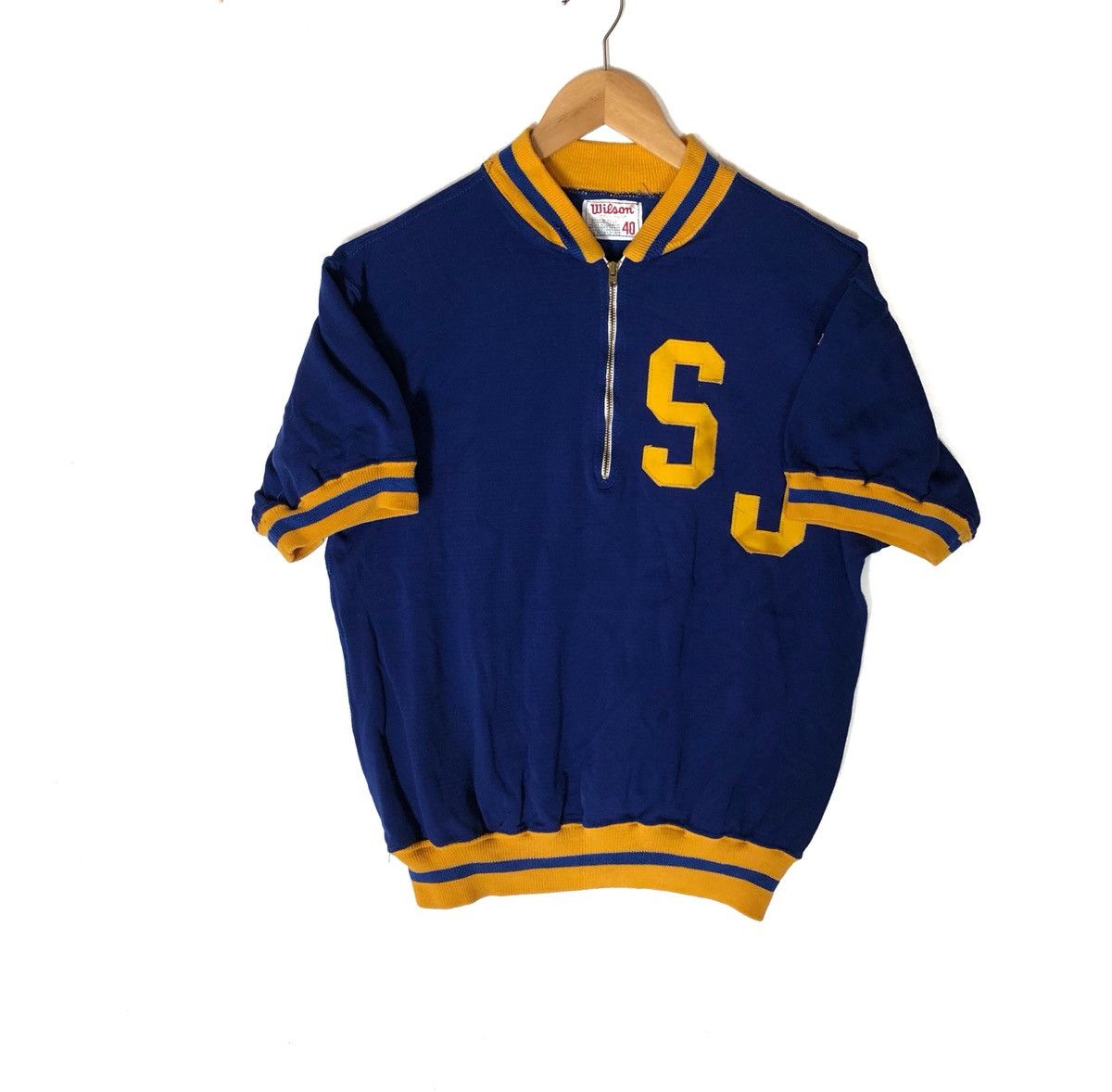 Vintage × Wilson Vintage Wilson Jersey Rare Size US M / EU 48-50 / 2 - 2 Thumbnail