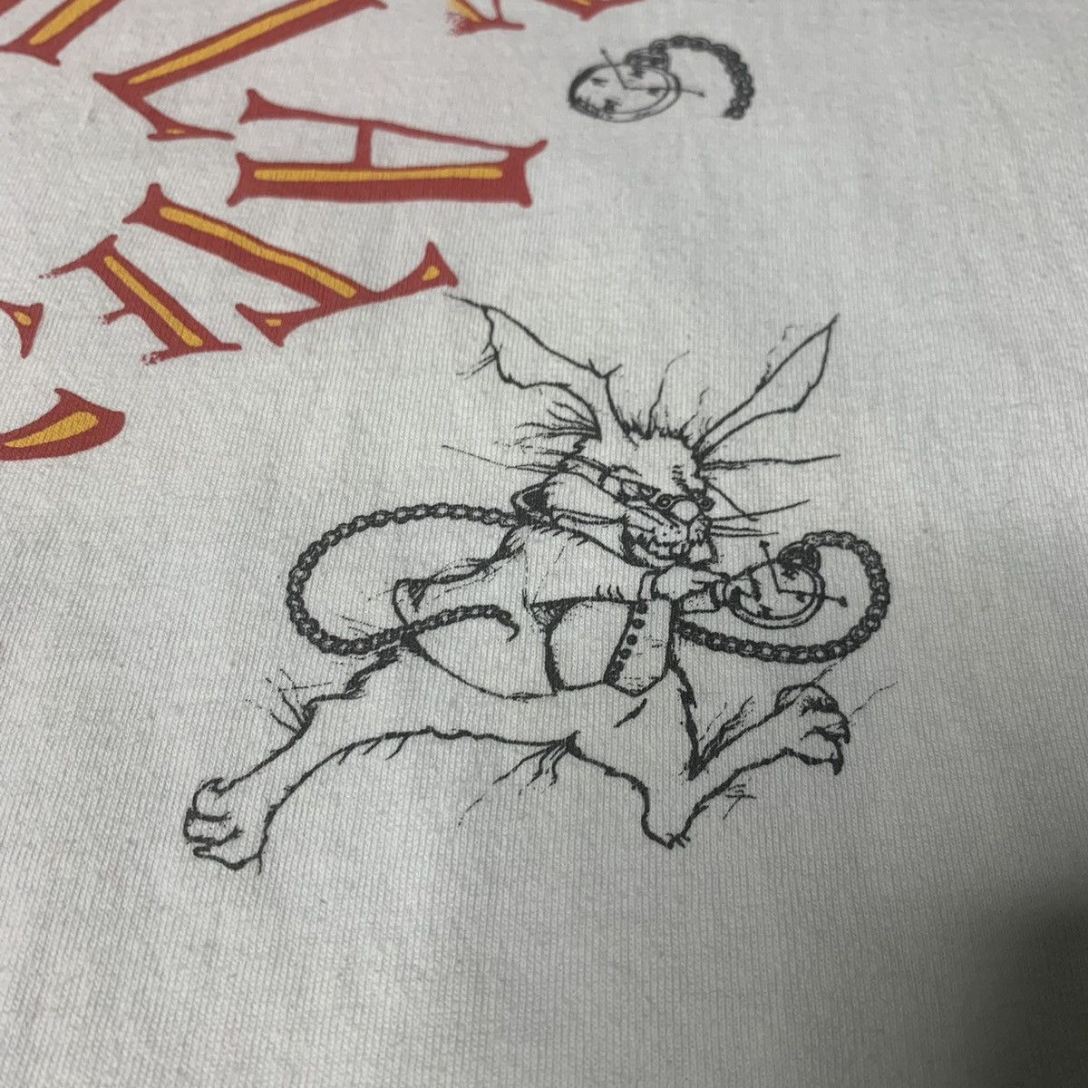 Other Vintage Andazia Alice In Wonderland “I’m Late” AOP Tee Size US L / EU 52-54 / 3 - 11 Thumbnail