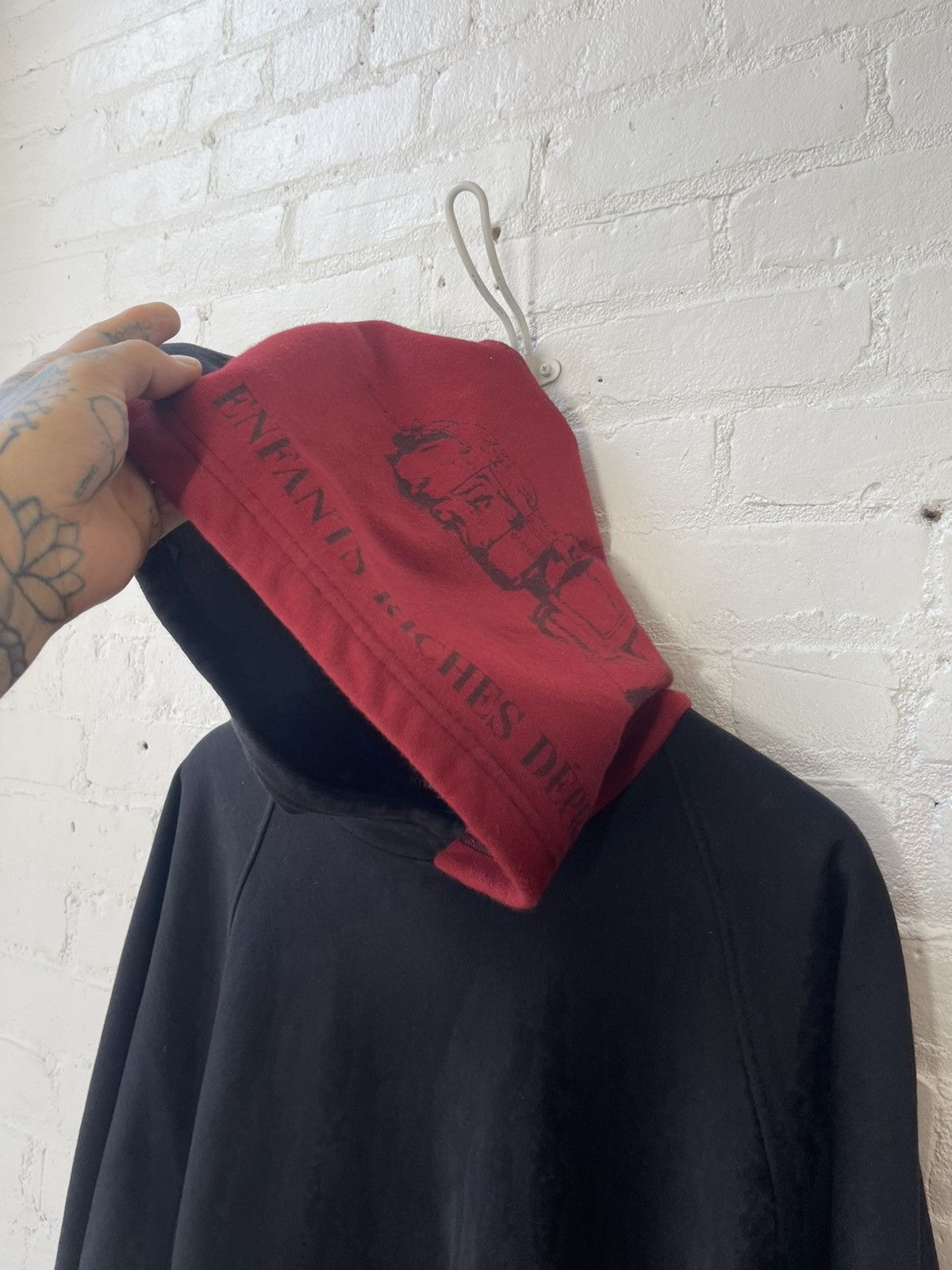 Enfants Riches Deprimes ERD EARLY GRAIL ‘SAVE THIS CHILD‘ RED PATCH HOODIE 4Gseller Size US XL / EU 56 / 4 - 7 Thumbnail