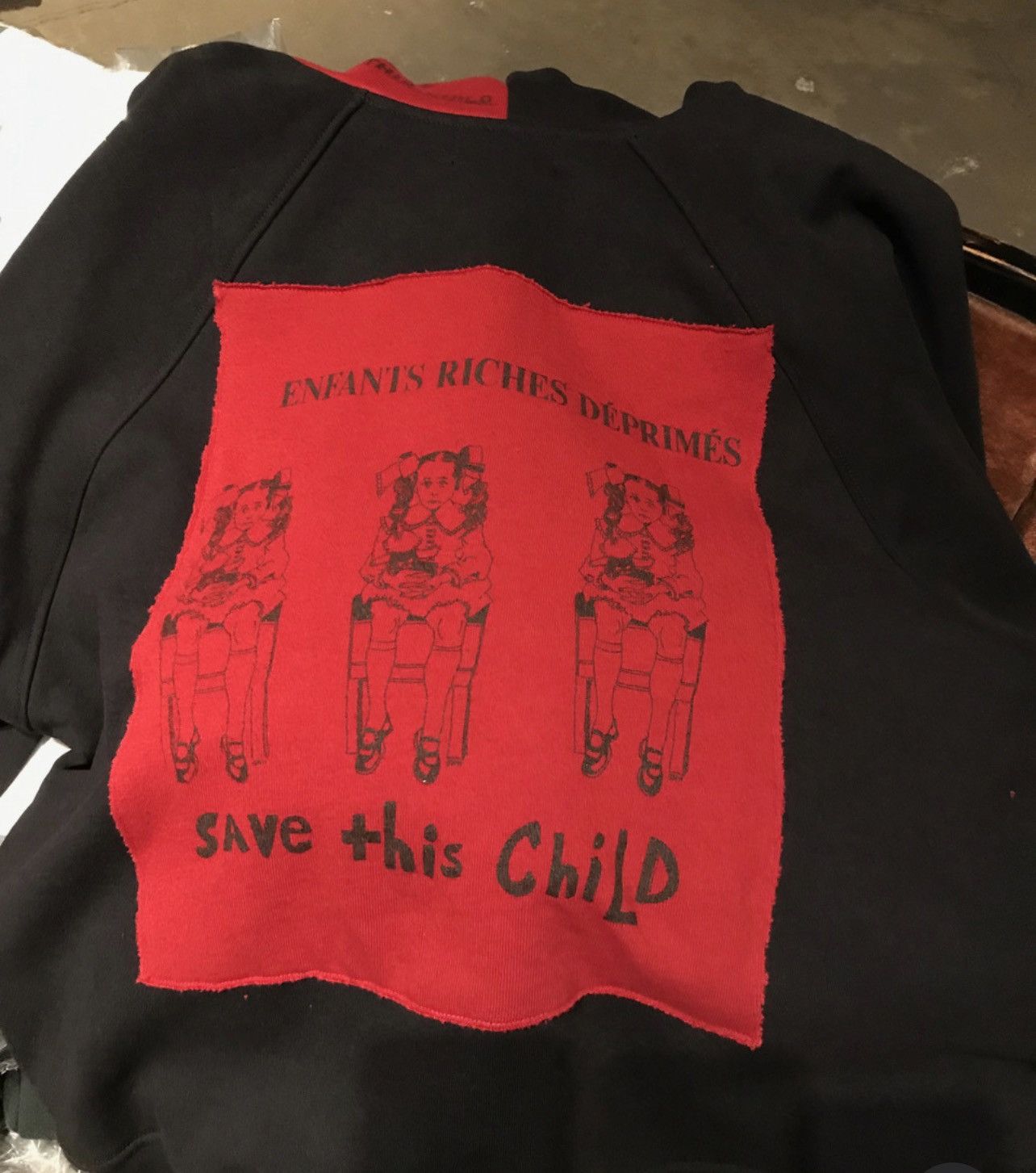 Enfants Riches Deprimes ERD EARLY GRAIL ‘SAVE THIS CHILD‘ RED PATCH HOODIE 4Gseller Size US XL / EU 56 / 4 - 3 Thumbnail