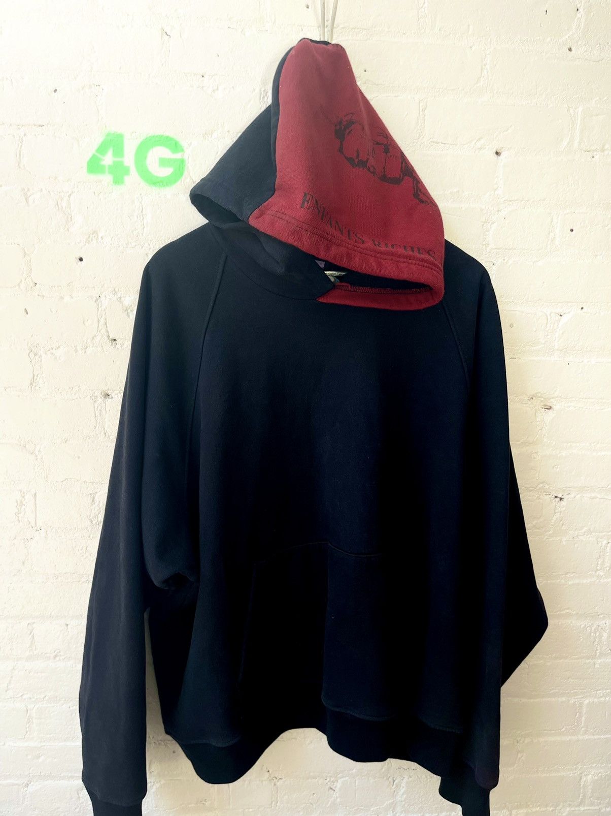 Enfants Riches Deprimes ERD EARLY GRAIL ‘SAVE THIS CHILD‘ RED PATCH HOODIE 4Gseller Size US XL / EU 56 / 4 - 4 Thumbnail