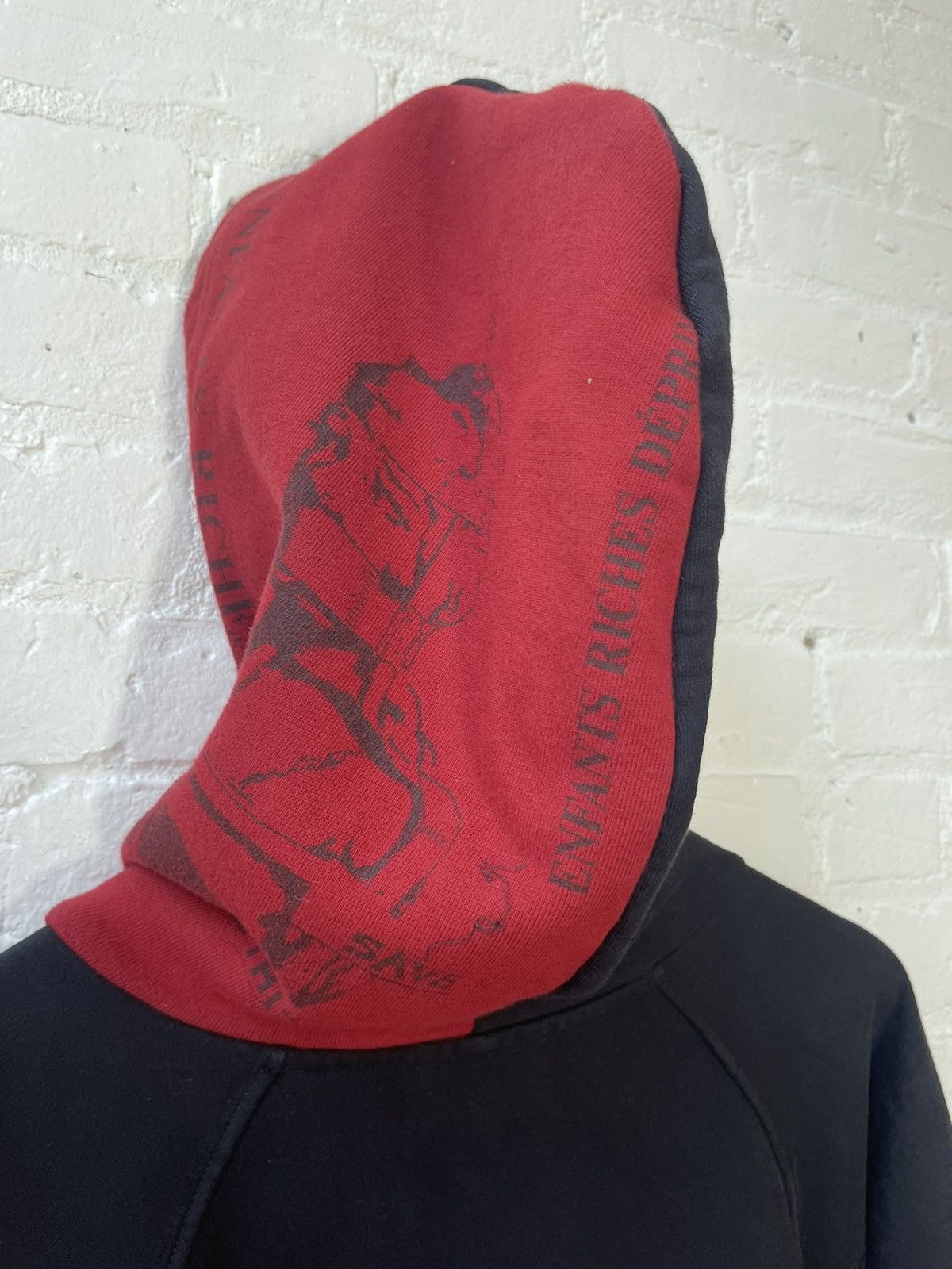 Enfants Riches Deprimes ERD EARLY GRAIL ‘SAVE THIS CHILD‘ RED PATCH HOODIE 4Gseller Size US XL / EU 56 / 4 - 11 Thumbnail