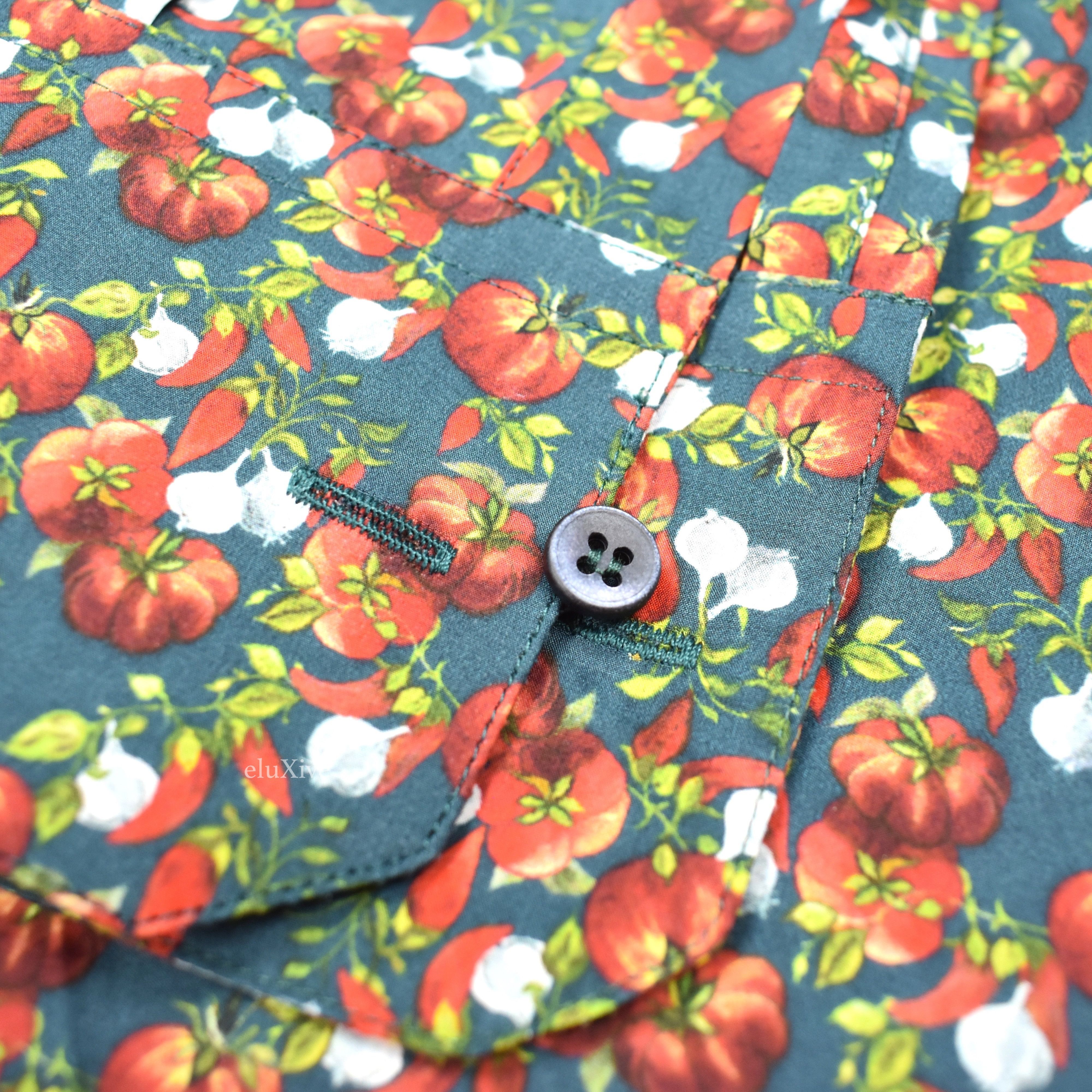 Dolce & Gabbana Vegetable Print Button Down Shirt NWT Size US L / EU 52-54 / 3 - 8 Thumbnail
