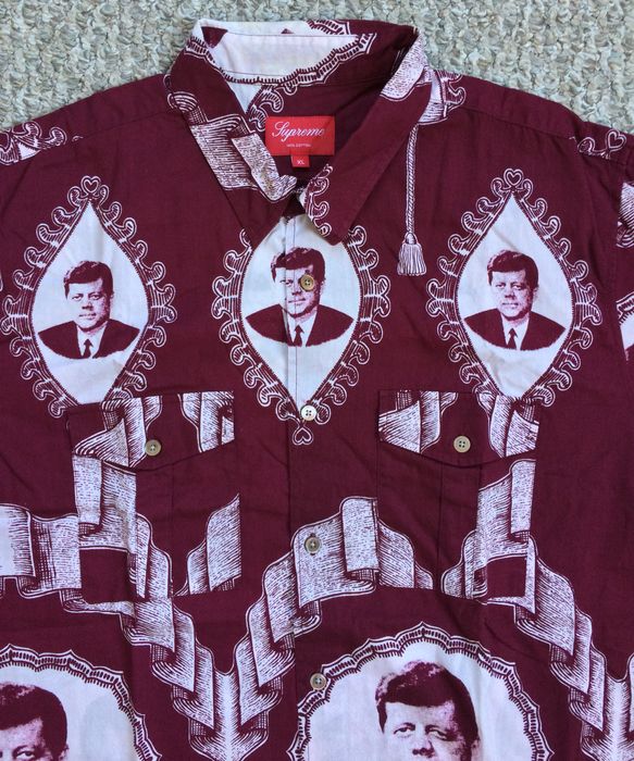 S/S 2013 Supreme x JFK Kennedy Button Up Shirt