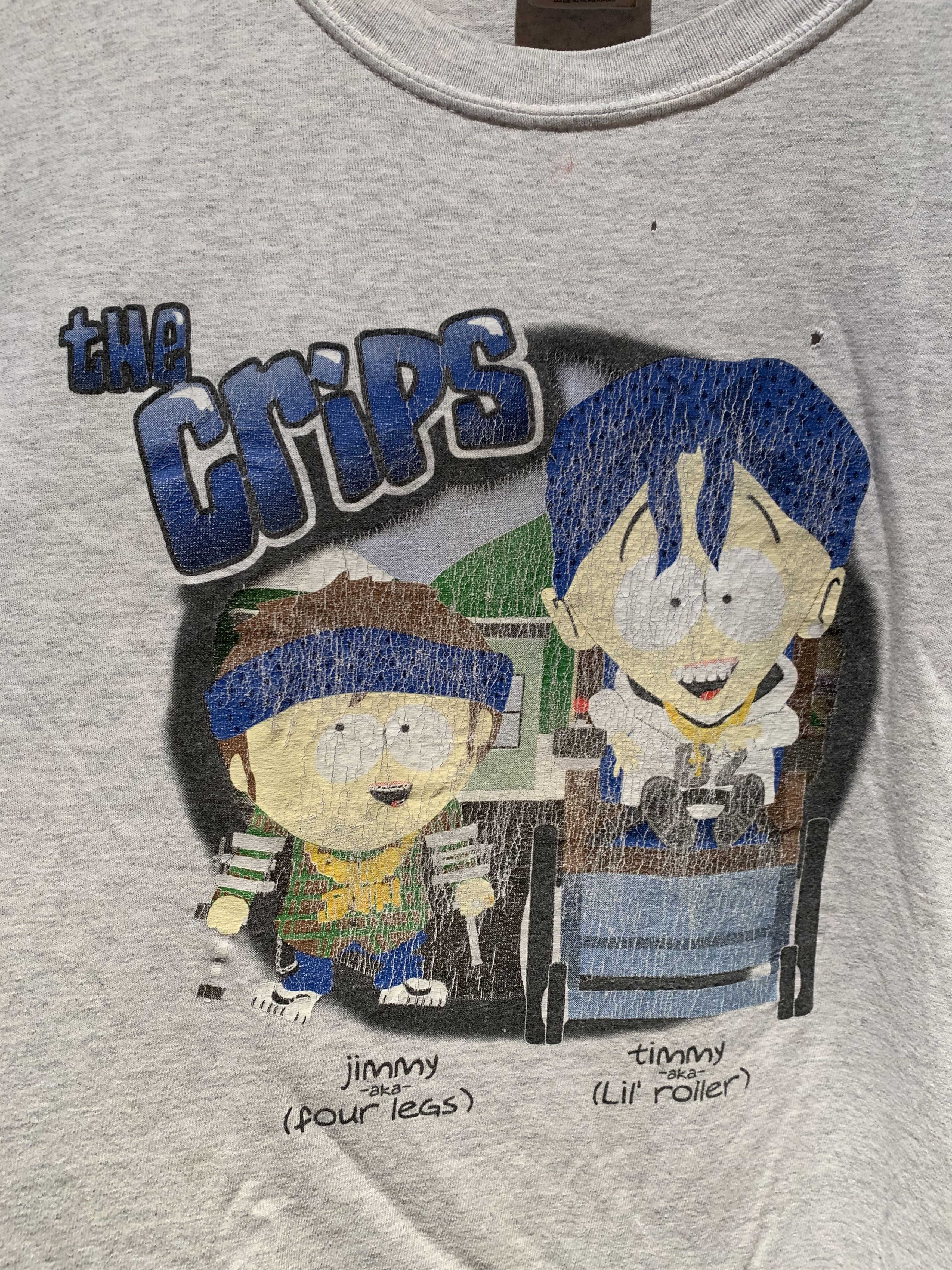 Other × Vintage *RARE* Vintage 2004 South Park The Crips T-Shirt - L Size US L / EU 52-54 / 3 - 2 Thumbnail
