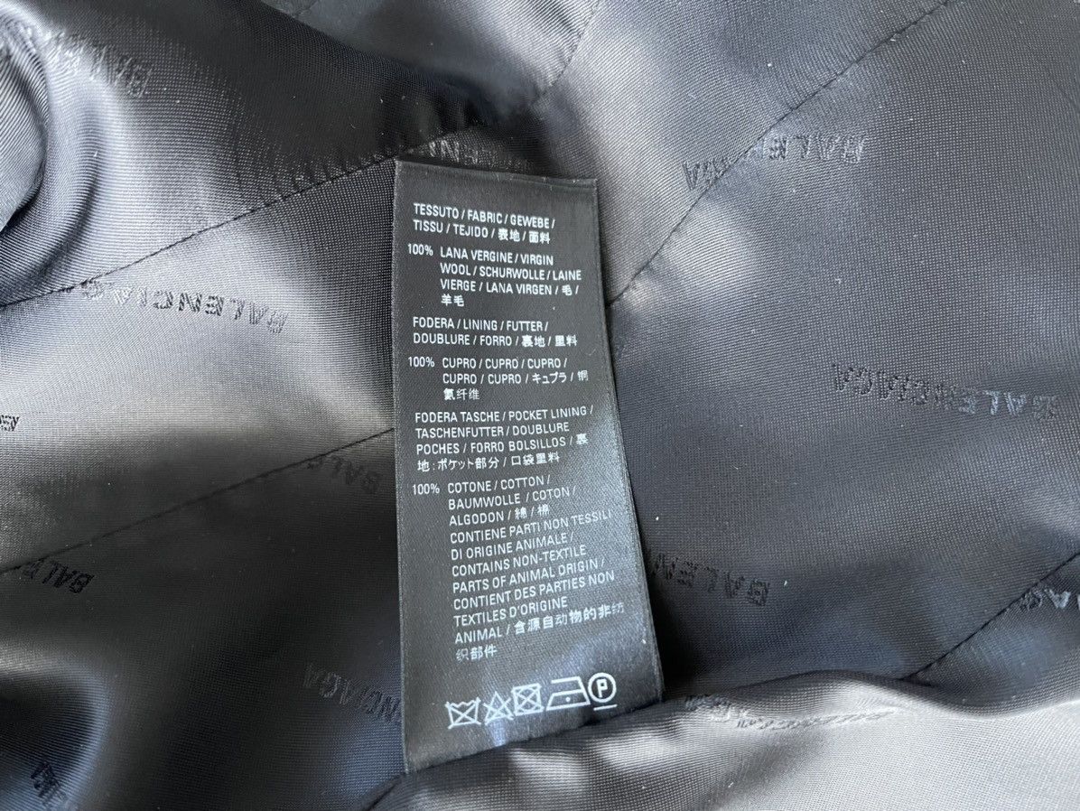 Balenciaga Single-breasted checked blazer Size 40R - 9 Thumbnail