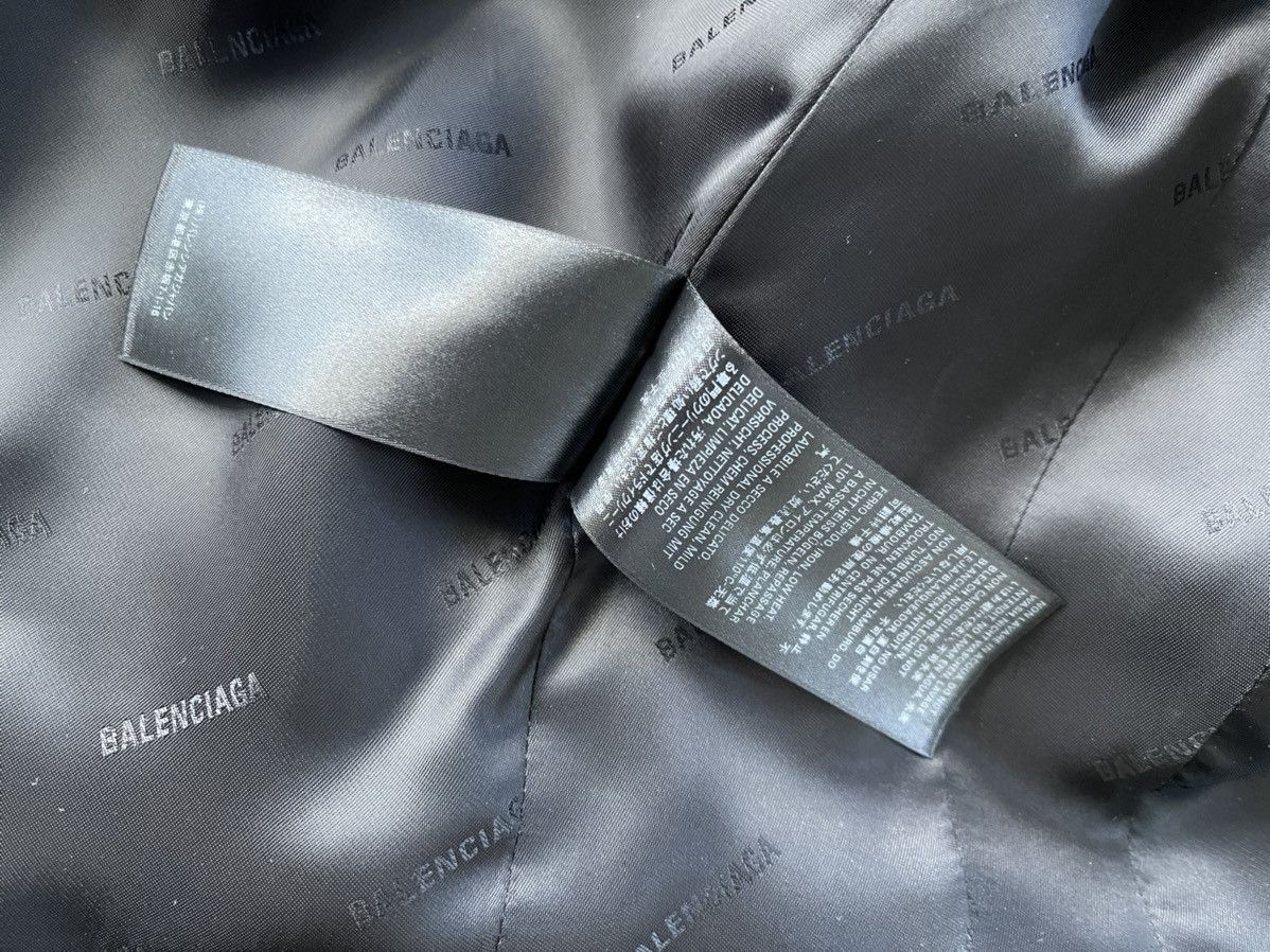 Balenciaga Single-breasted checked blazer Size 40R - 10 Thumbnail