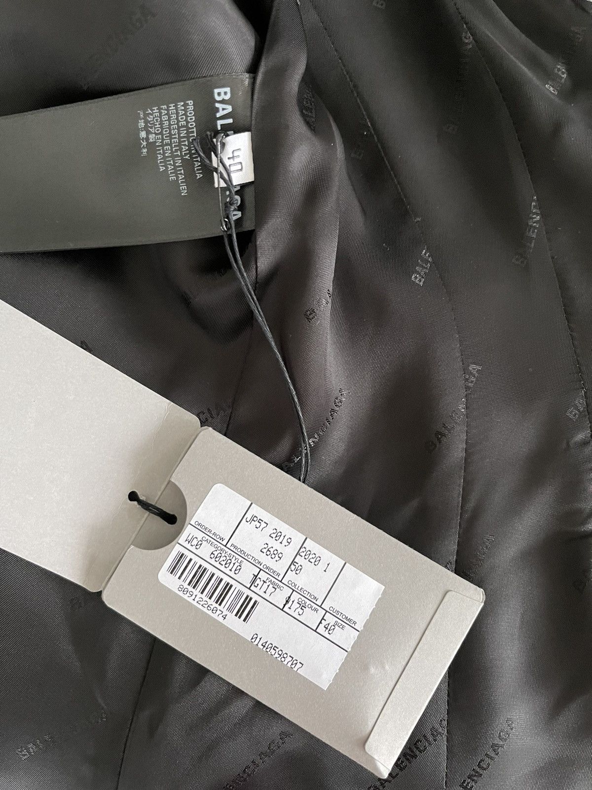 Balenciaga Single-breasted checked blazer Size 40R - 7 Thumbnail