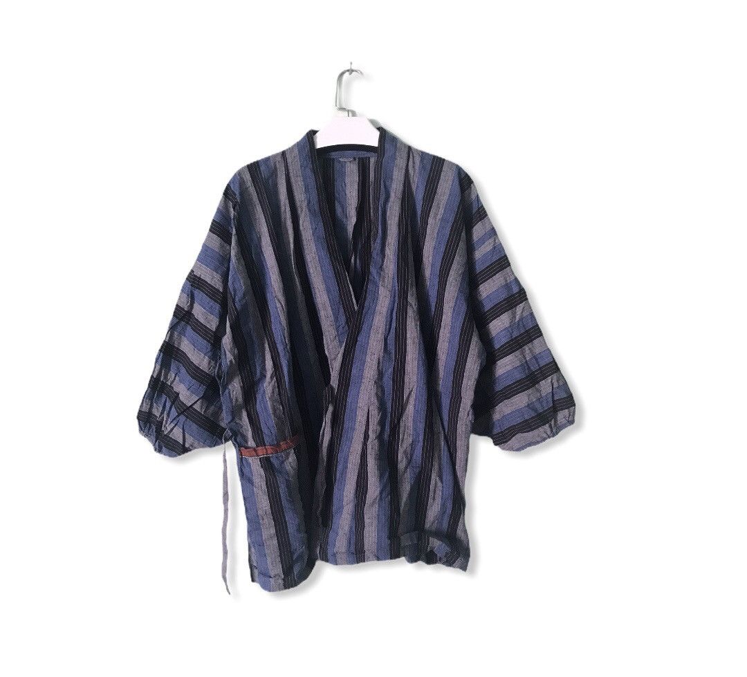 Japanese Brand Yukata Stripe Short Kimono Summer Japanese CoupleKids Size US XL / EU 56 / 4 - 1 Thumbnail