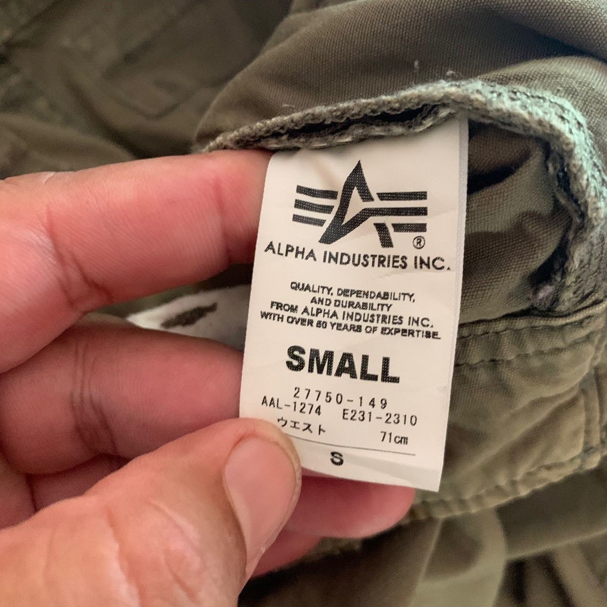 Alpha Industries Alpha Industries Military Tactical Cargo Multi Pocket Pant Size US 29 - 17 Thumbnail