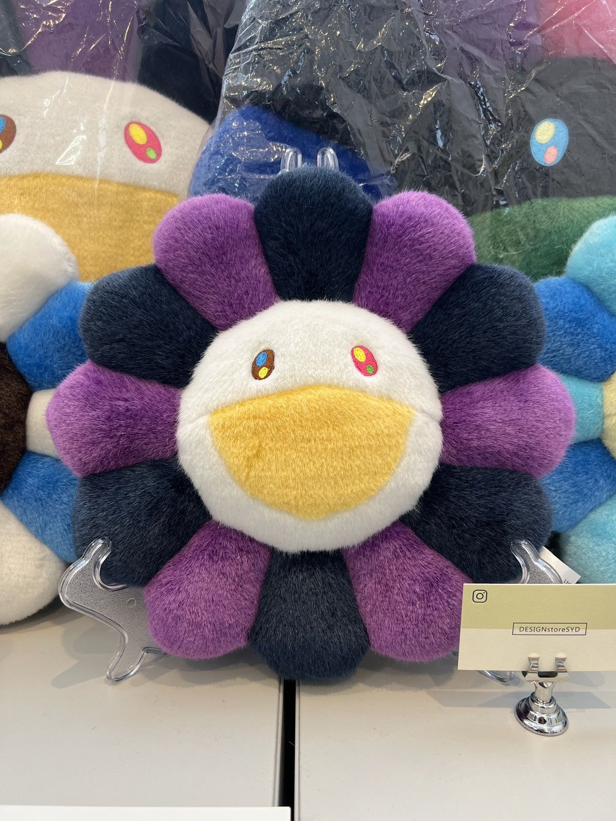 image of Takashi Murakami Takashi Murkami Pillow Purple White 30Cm in Black, Men's