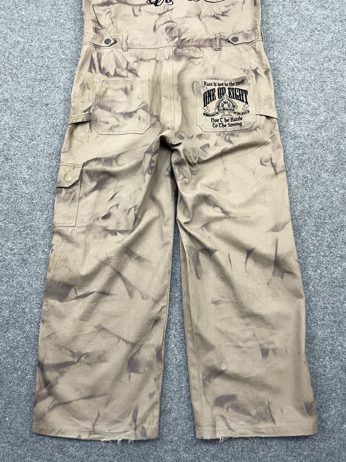 Japanese Brand RARE' Vintage C.D.S Black Sense Coverall Race Skulls Size US 35 - 11 Thumbnail