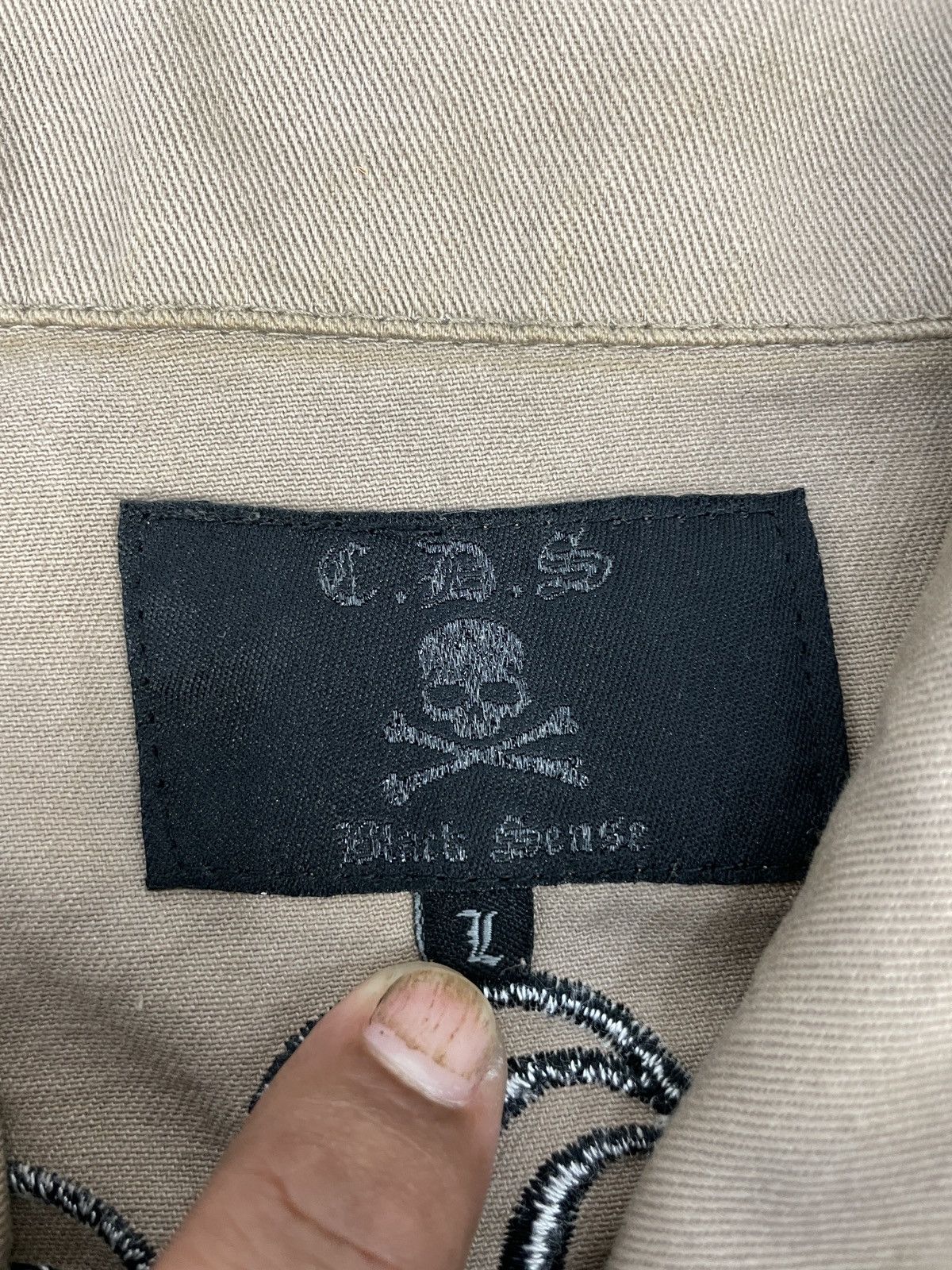 Japanese Brand RARE' Vintage C.D.S Black Sense Coverall Race Skulls Size US 35 - 8 Thumbnail