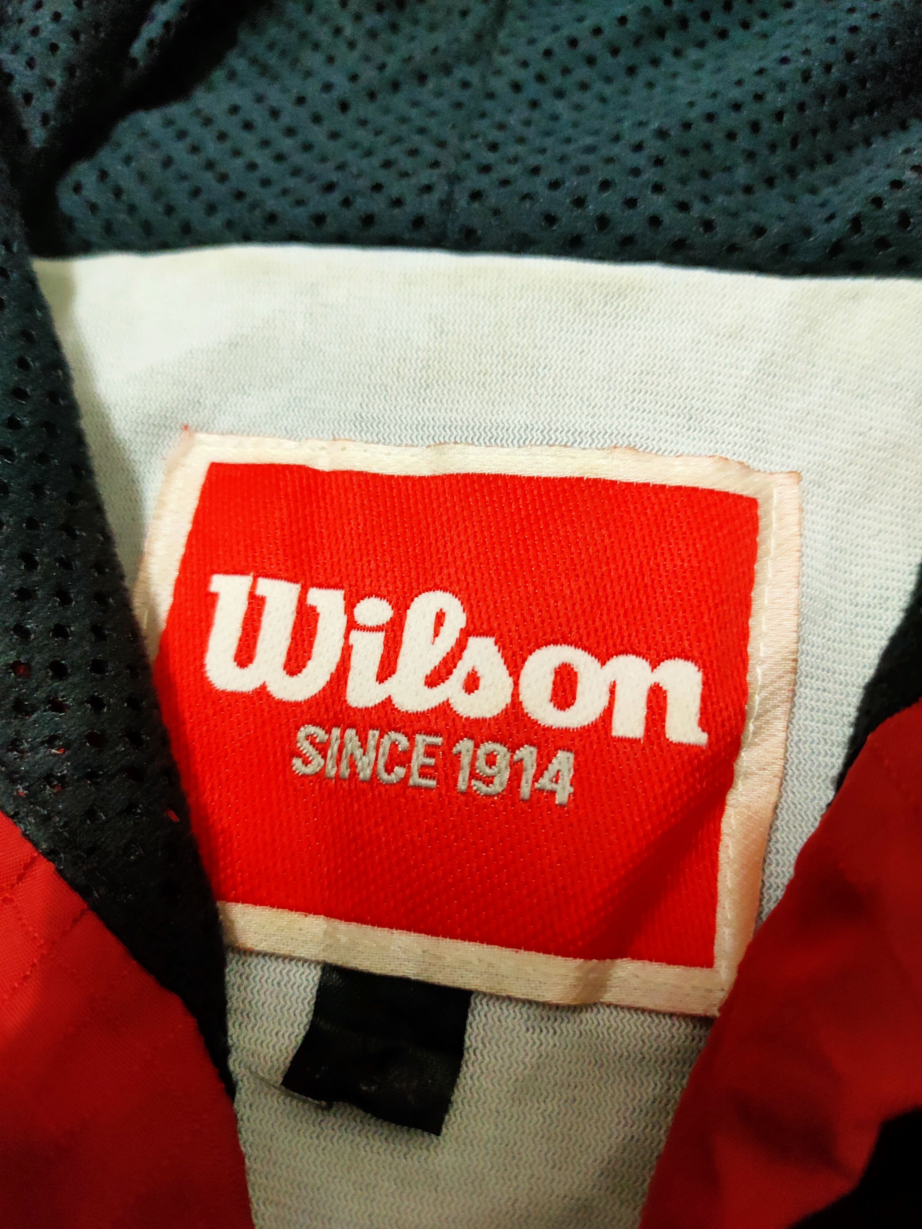 Vintage Wilson Embroidered Spellout Windbreaker Size US XL / EU 56 / 4 - 6 Thumbnail