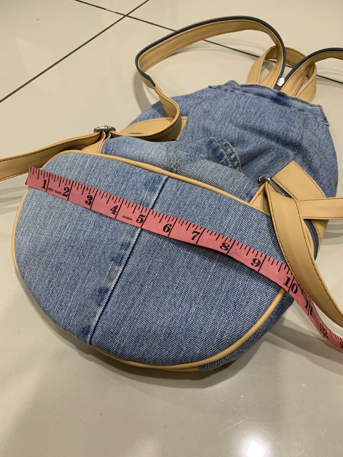 Handmade VINTAGE LEVI'S HANDMADE TWO WAYS BACKPACK CROSSOVER BAG Size ONE SIZE - 11 Thumbnail