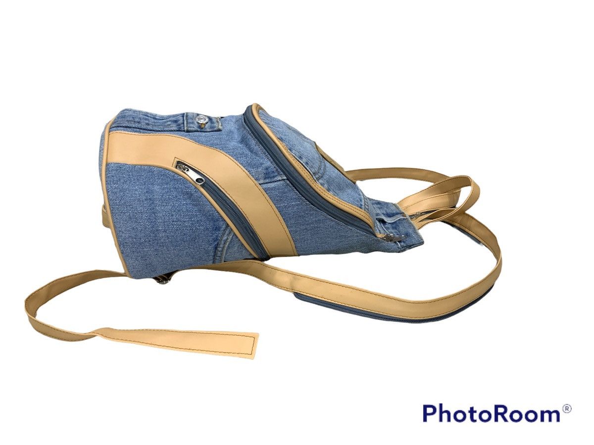 Handmade VINTAGE LEVI'S HANDMADE TWO WAYS BACKPACK CROSSOVER BAG Size ONE SIZE - 2 Thumbnail