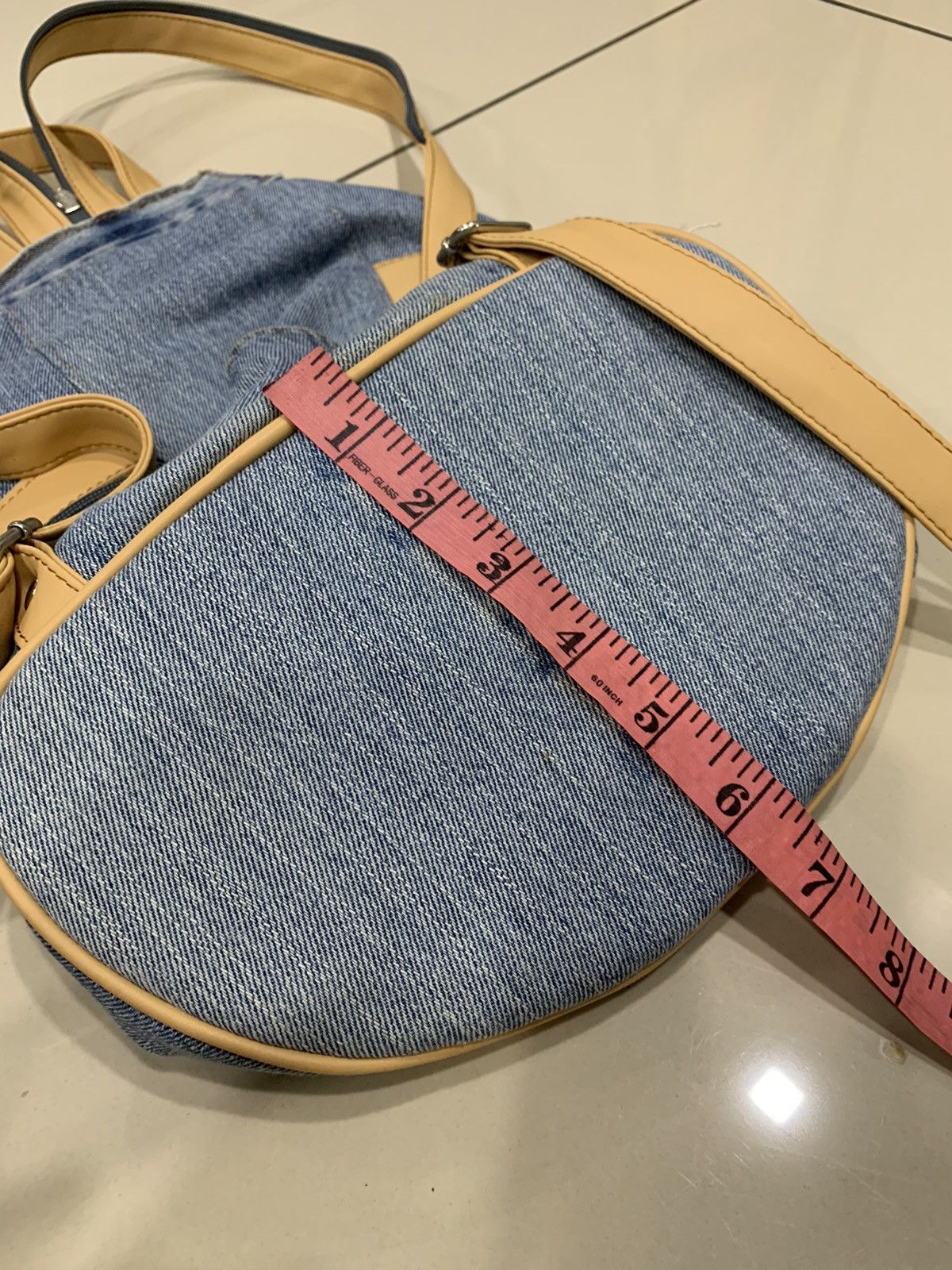 Handmade VINTAGE LEVI'S HANDMADE TWO WAYS BACKPACK CROSSOVER BAG Size ONE SIZE - 12 Thumbnail