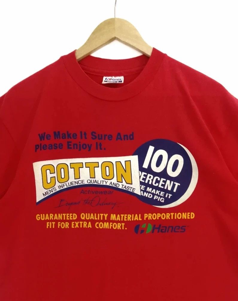 Hanes × Vintage Vintage Hanes Tshirt Hanes promo tshirt Size US L / EU 52-54 / 3 - 3 Thumbnail