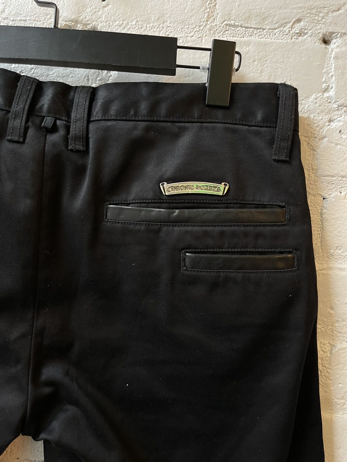 Chrome Hearts Chrome Hearts Black Skater Chino Jeans Pants Size US 32 / EU 48 - 7 Thumbnail