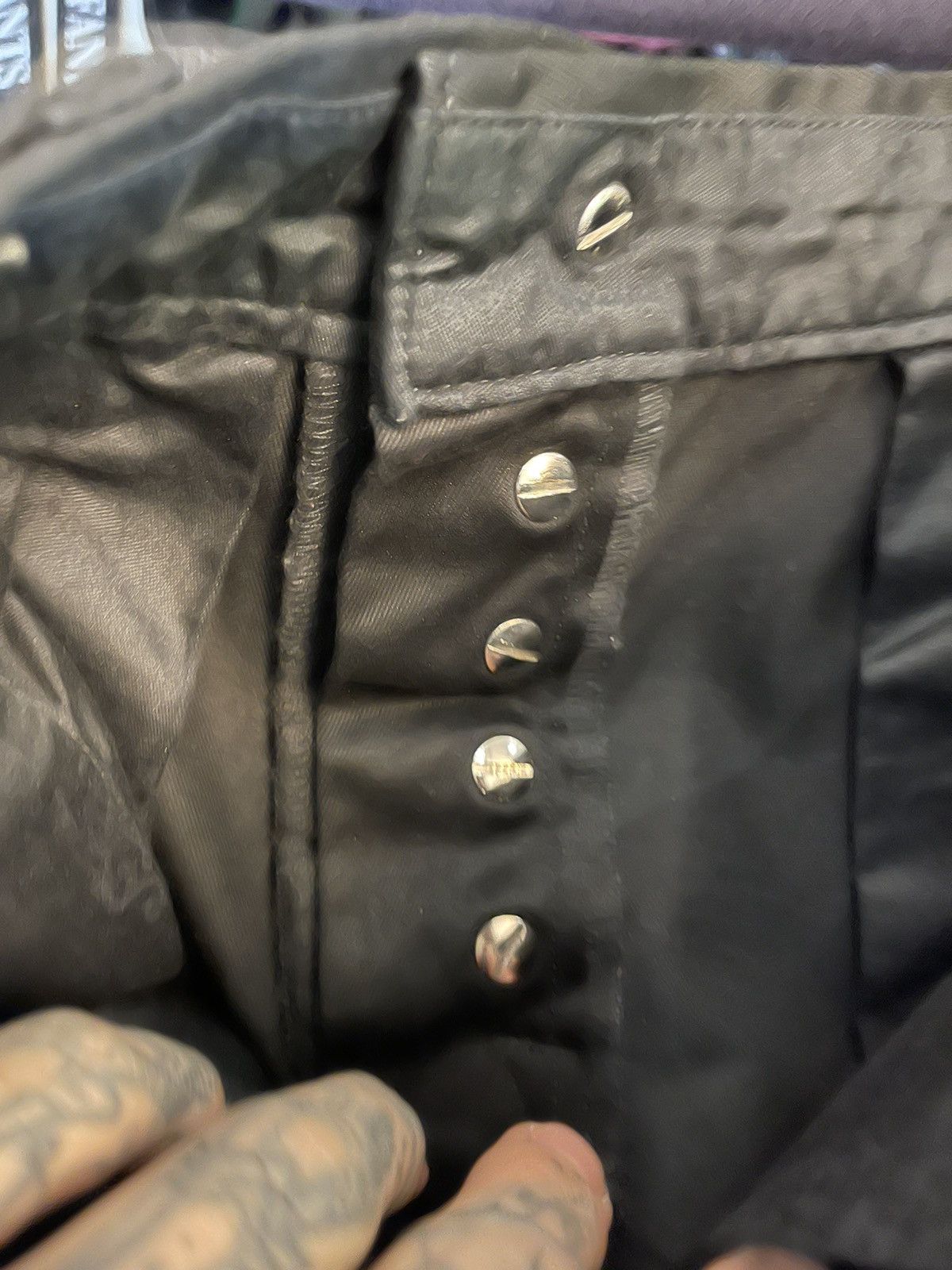 Chrome Hearts Chrome Hearts Black Skater Chino Jeans Pants Size US 32 / EU 48 - 10 Thumbnail