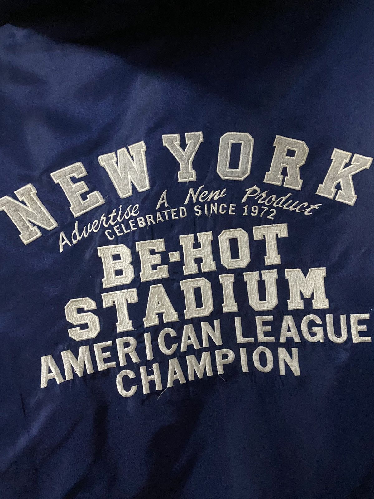 Sports Specialties × Vintage 🔥VINTAGE NEW YORK BE-HOT STADIUM JACKET Size US M / EU 48-50 / 2 - 8 Thumbnail