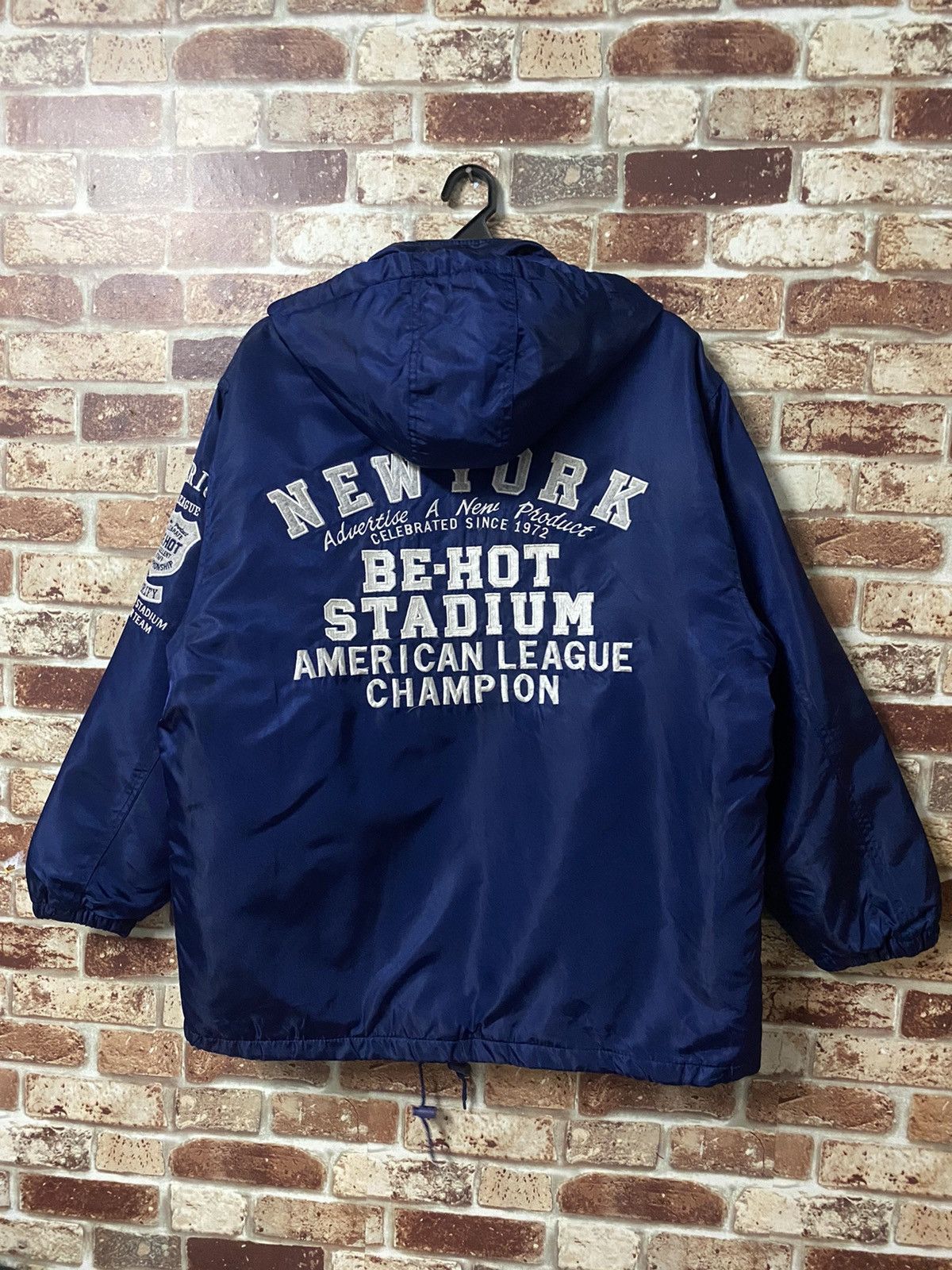 Sports Specialties × Vintage 🔥VINTAGE NEW YORK BE-HOT STADIUM JACKET Size US M / EU 48-50 / 2 - 4 Thumbnail