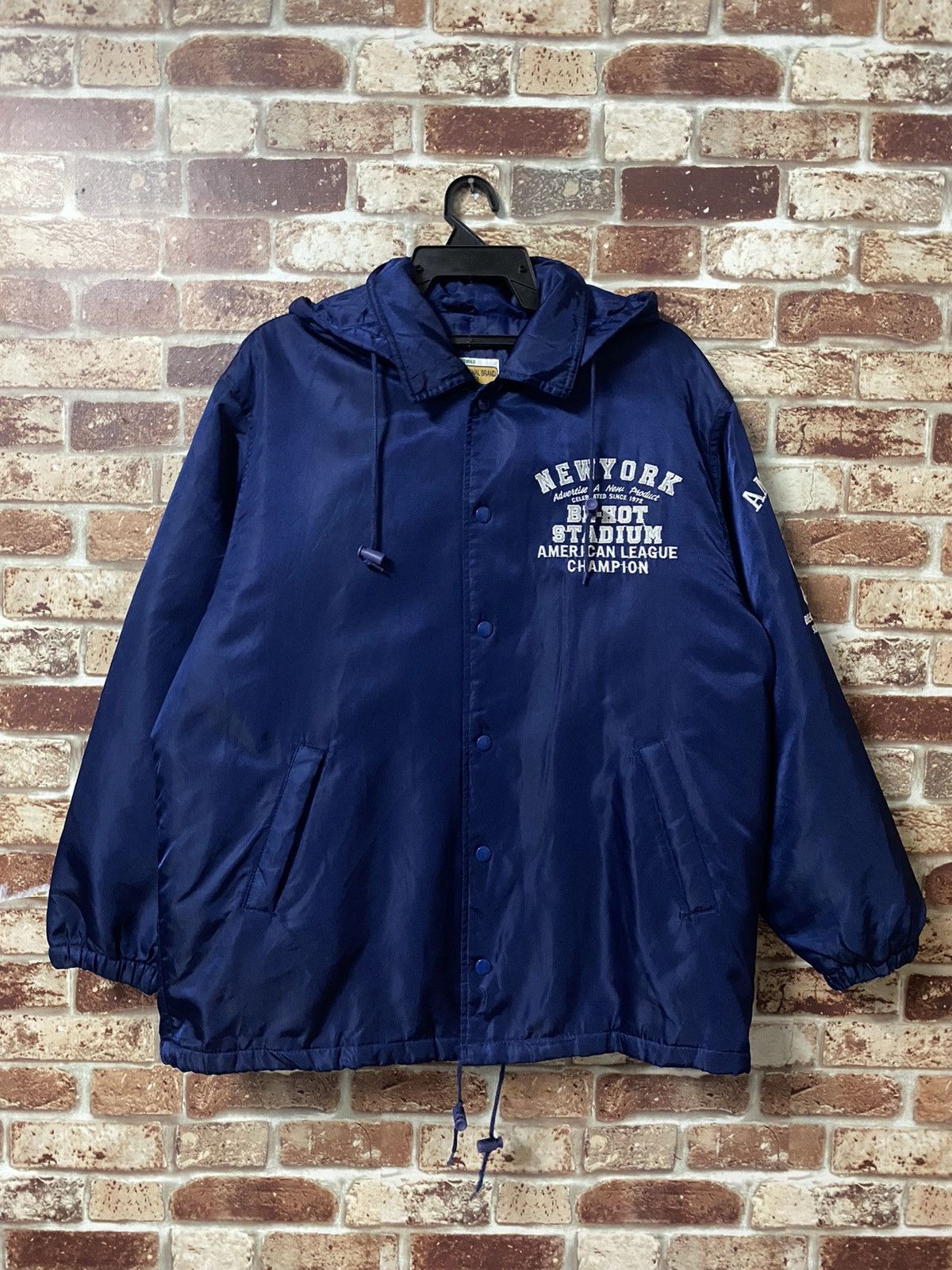 Sports Specialties × Vintage 🔥VINTAGE NEW YORK BE-HOT STADIUM JACKET Size US M / EU 48-50 / 2 - 3 Thumbnail